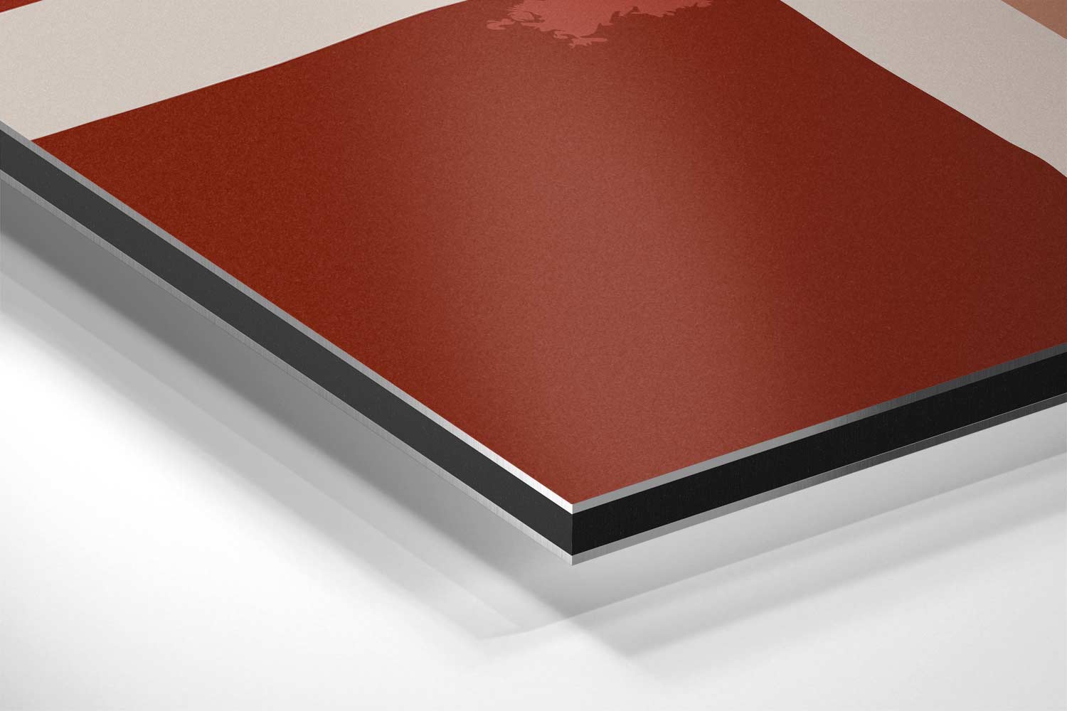 Warm Abstract Grid Kunstwerk-canvas-dibond-plexiglas-wanddecoratie-WallArtistic
