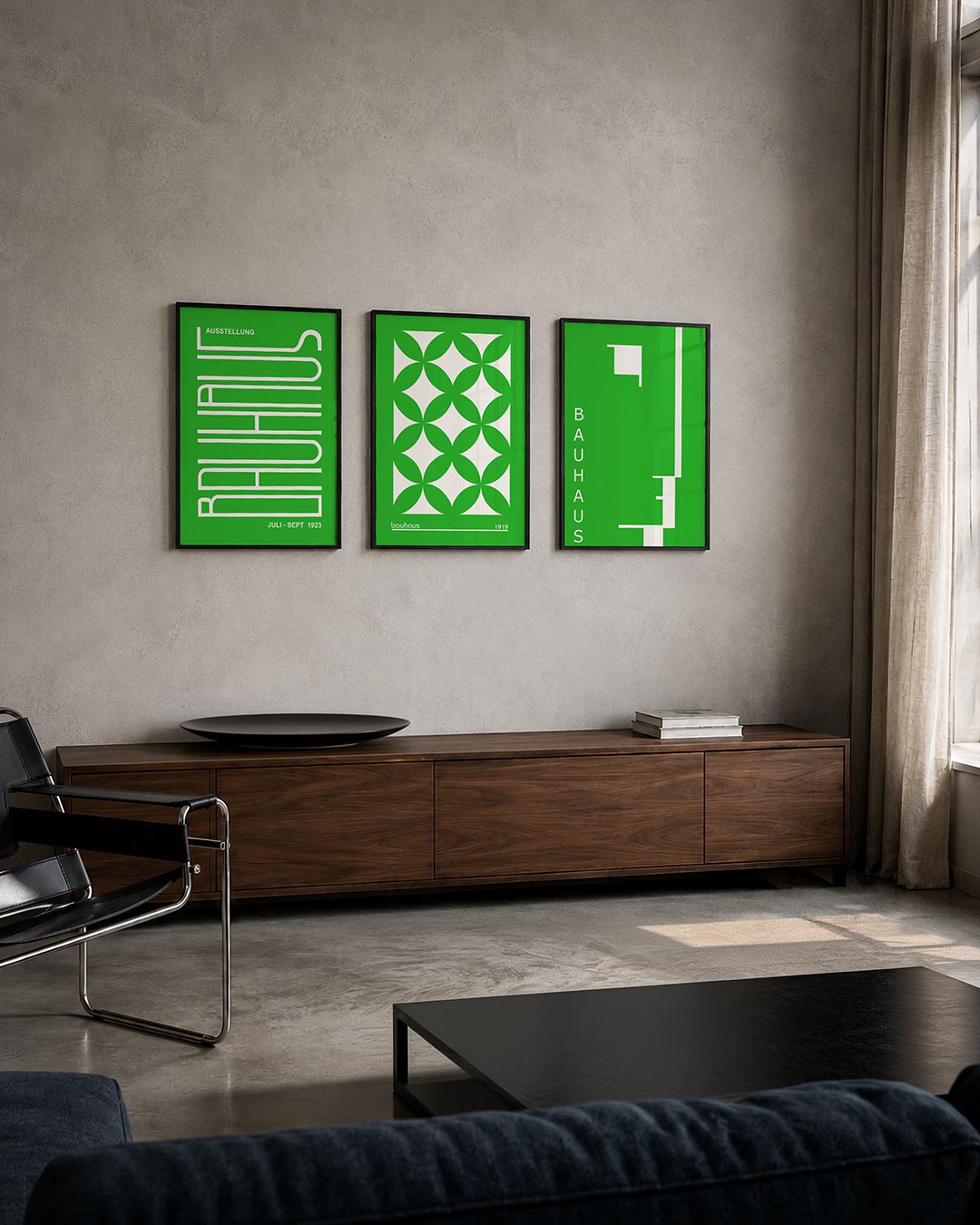 Lijnen en kleurvlakken Posterset