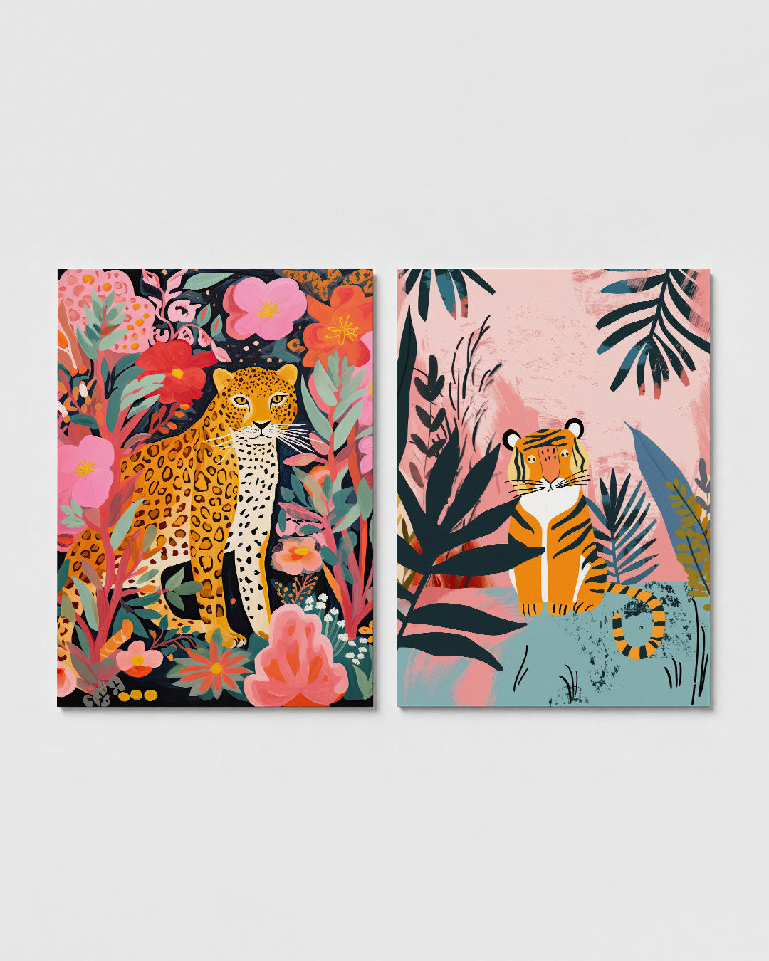 Jungle bloemenpracht Posterset