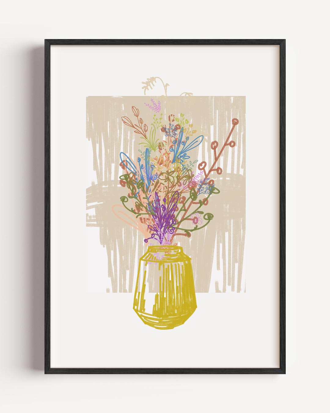 Bloemenpracht in Vaas Poster-WallArtistic