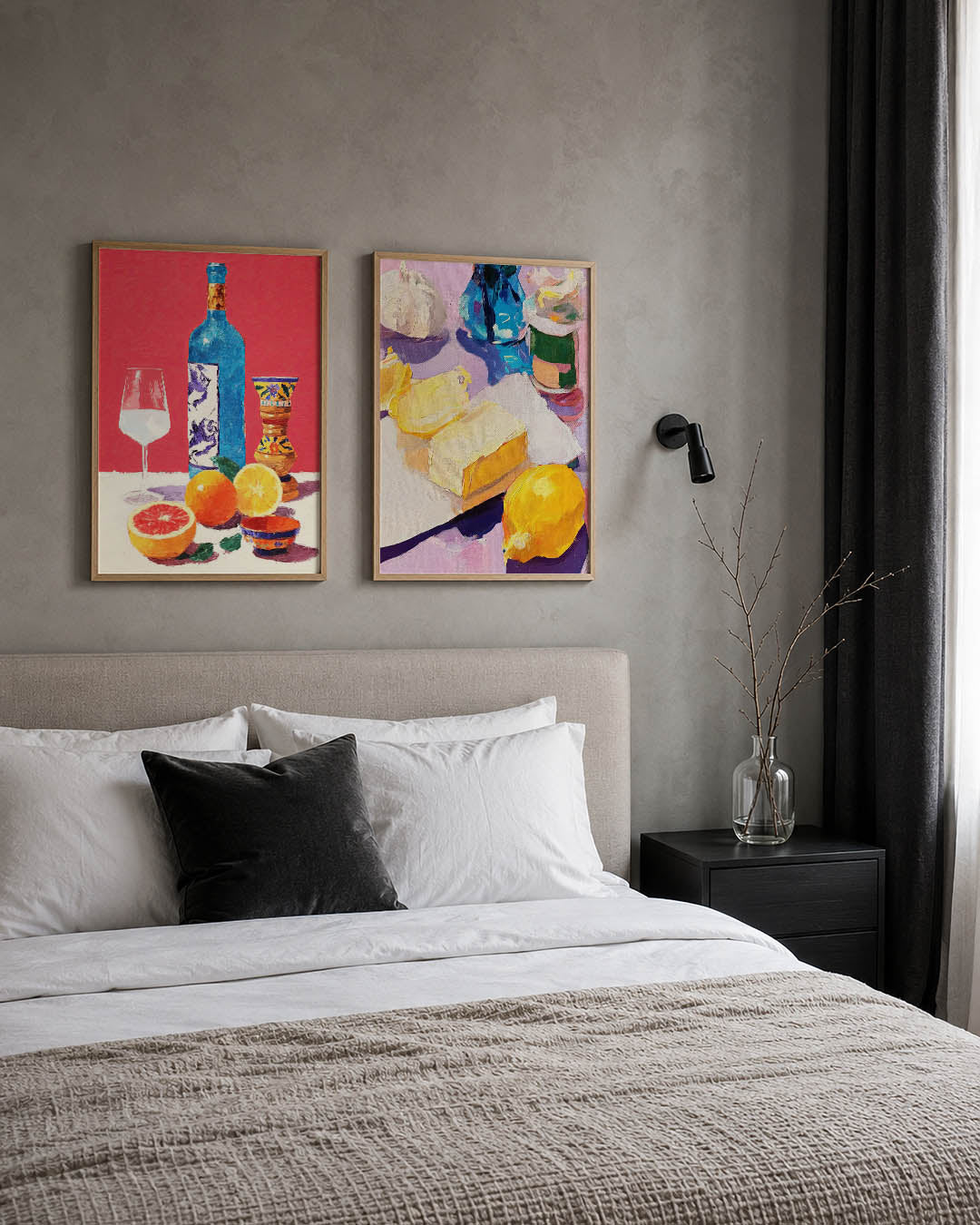 Fruit en flessen Posterset