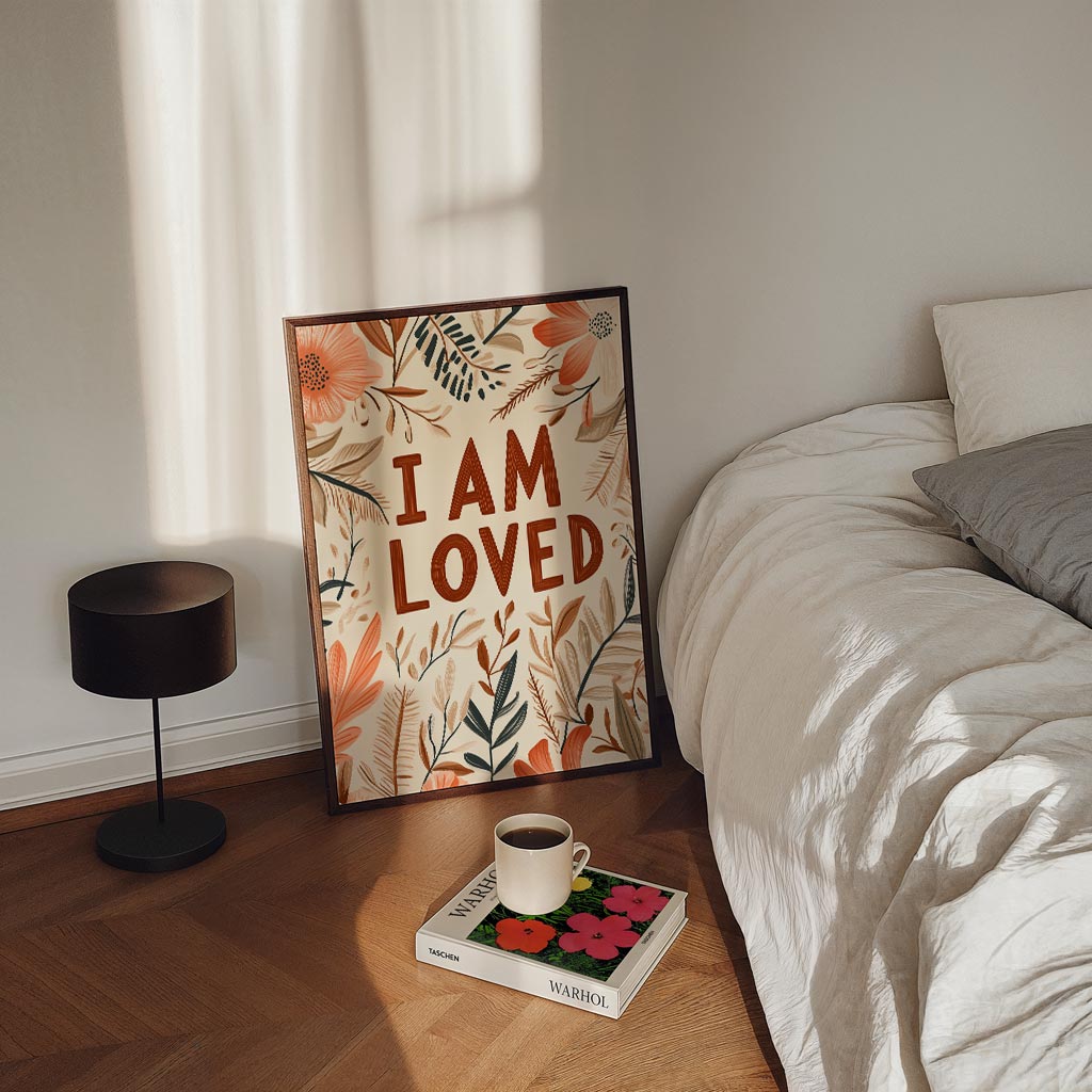 Ik Ben Geliefd Bloemenposter