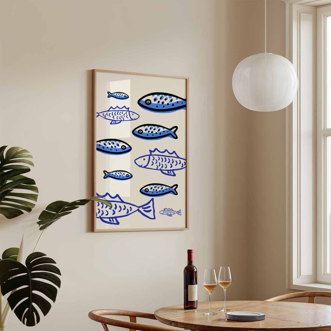 Vrolijke Vissen Poster