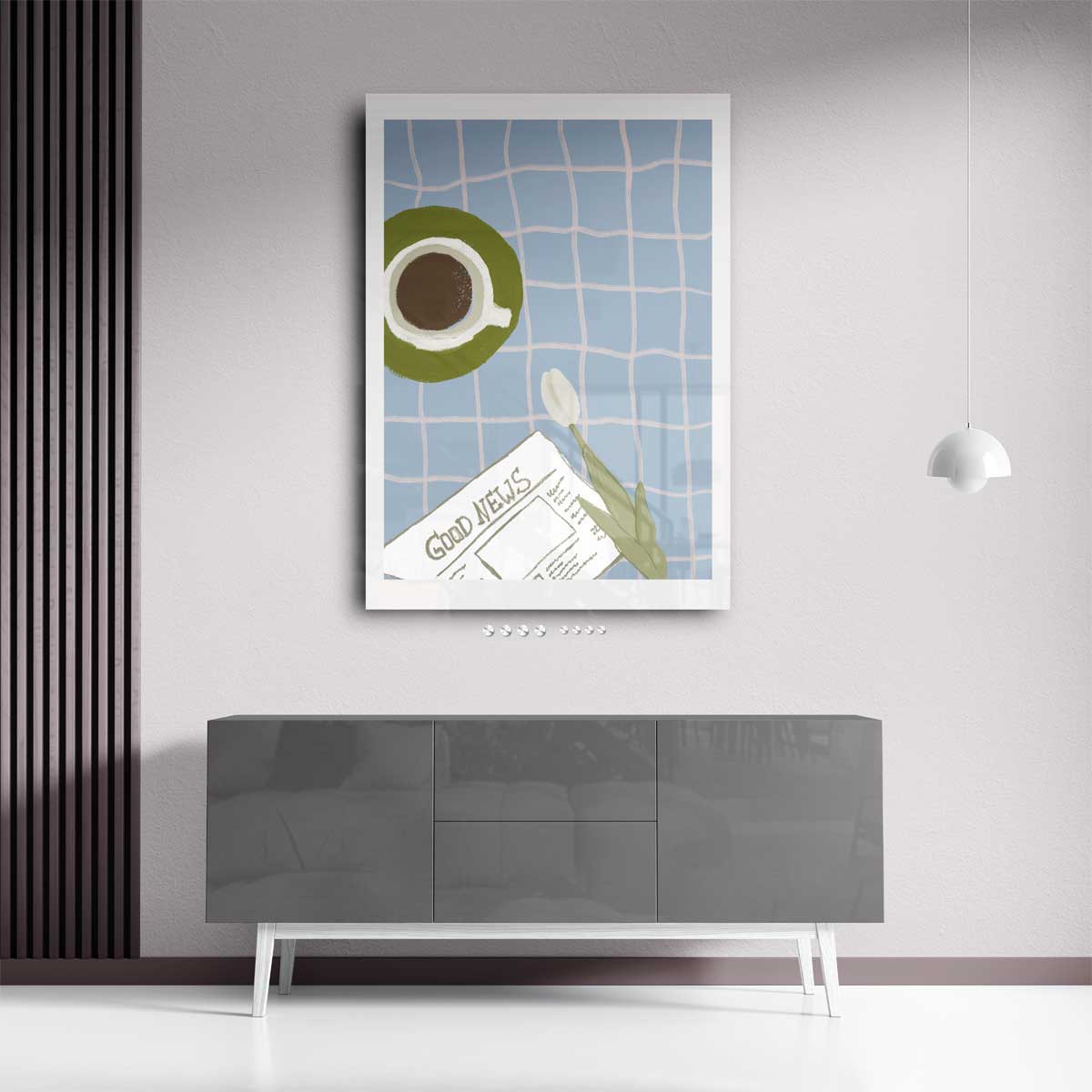 Ochtendmoment van Vreugde Kunstwerk-canvas-dibond-plexiglas-wanddecoratie-WallArtistic