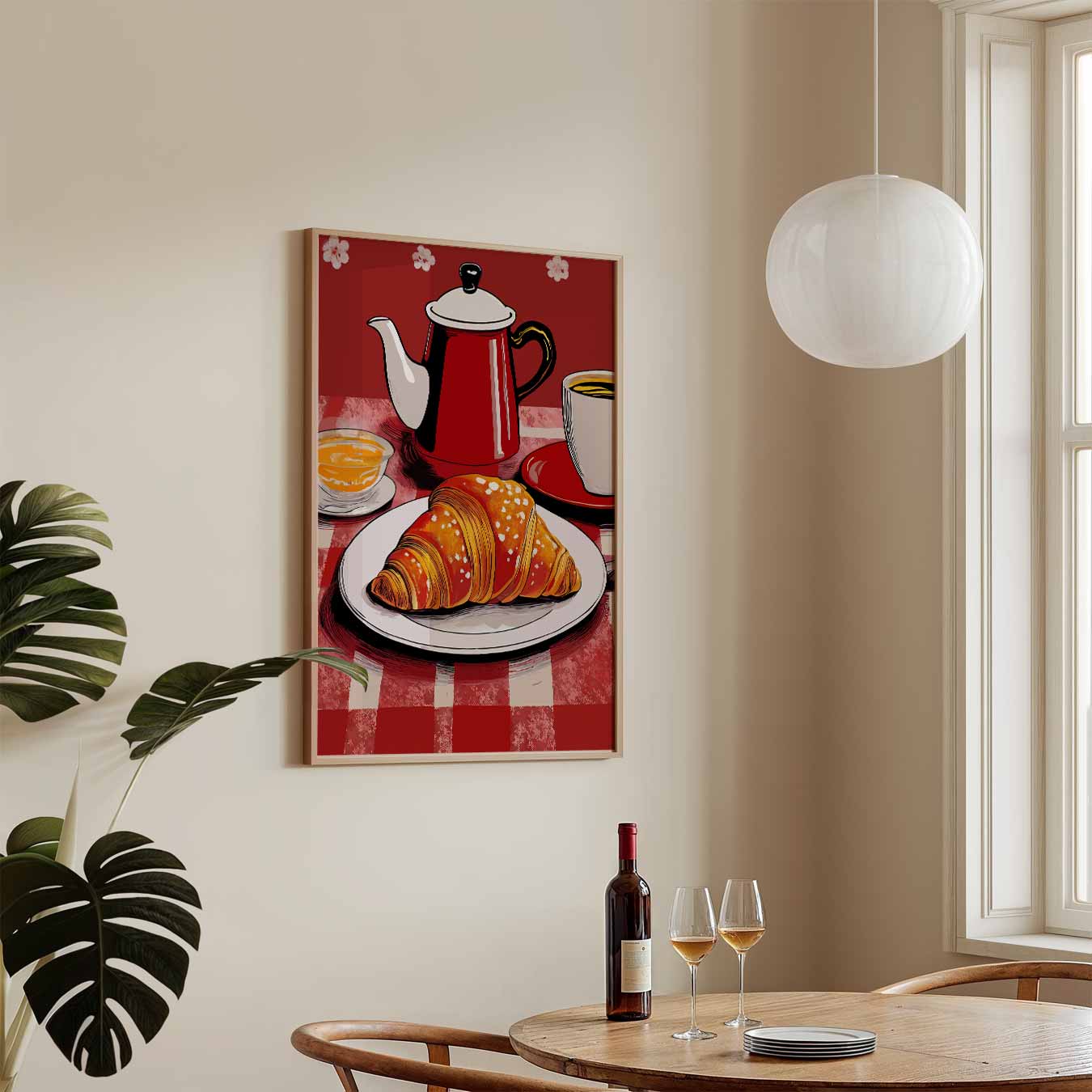 Franse Ontbijt Sfeerposter