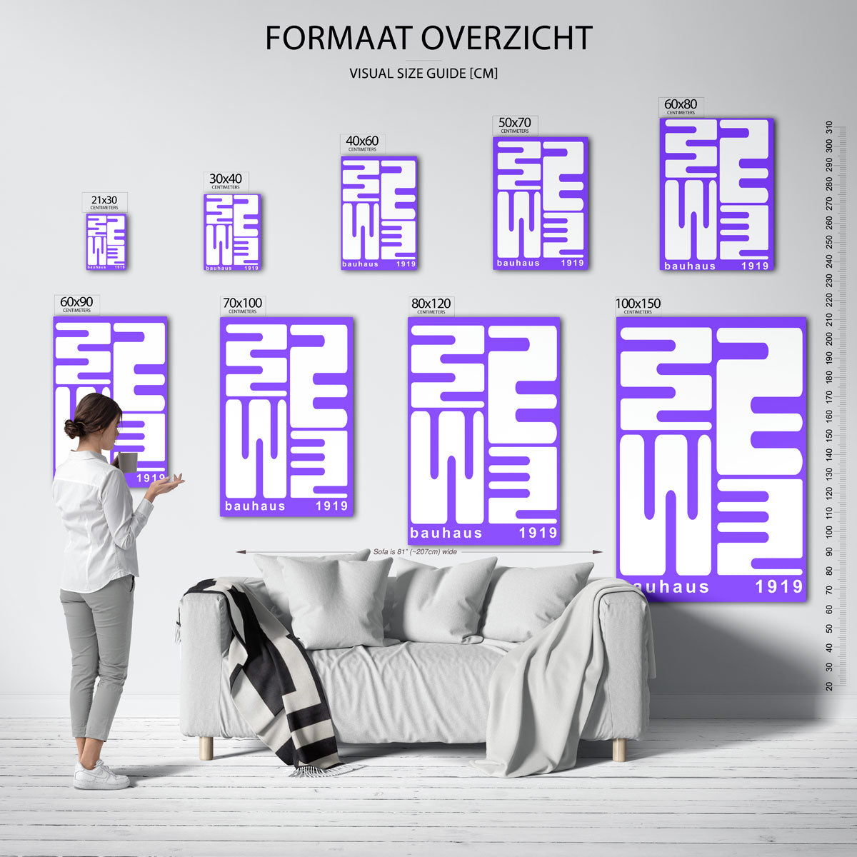 Vorm en kleur Poster
