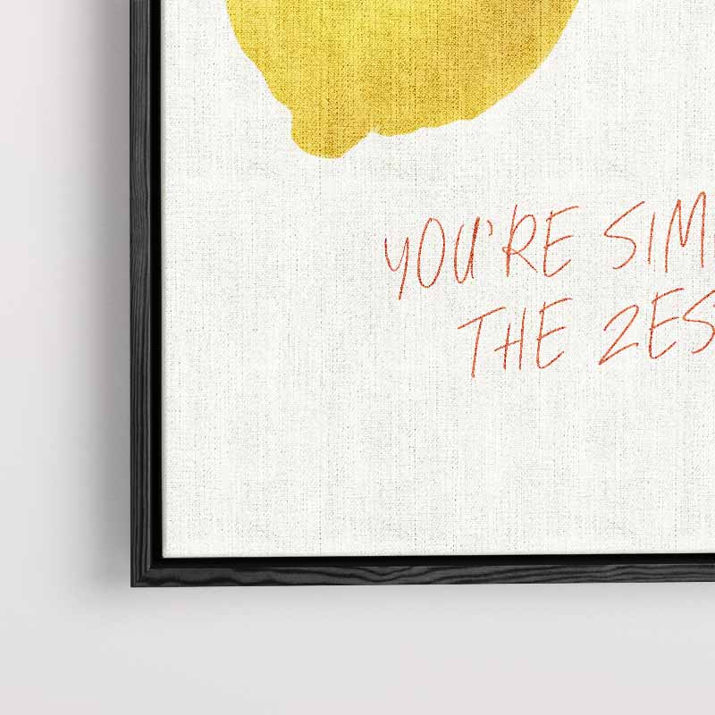 Frisse Citroenvibes Poster