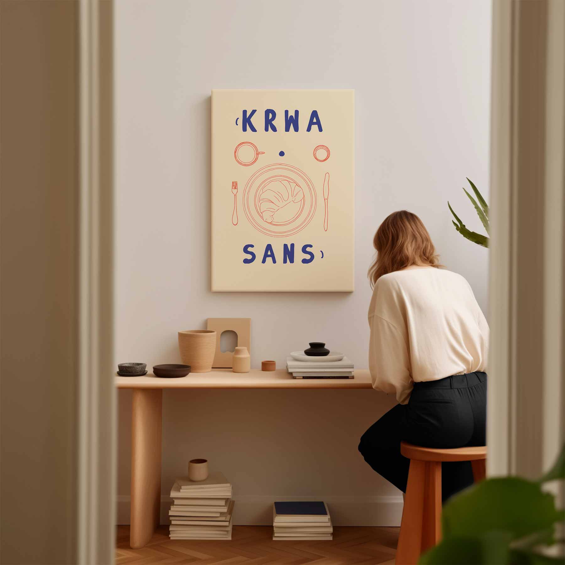 Ontbijt in Stijl Kunstwerk-canvas-dibond-plexiglas-wanddecoratie-WallArtistic