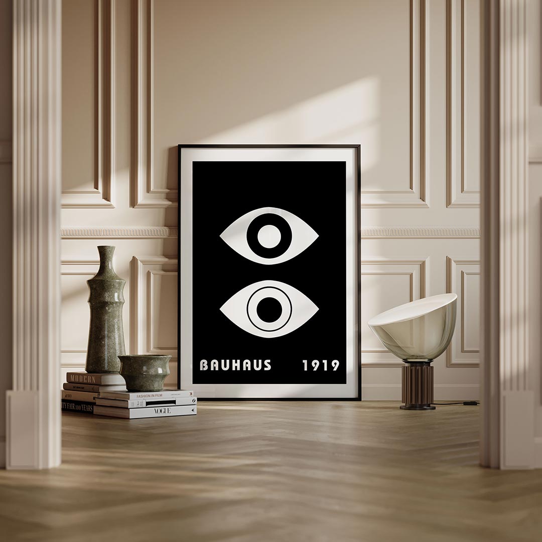 Oogvormen en contrast Poster