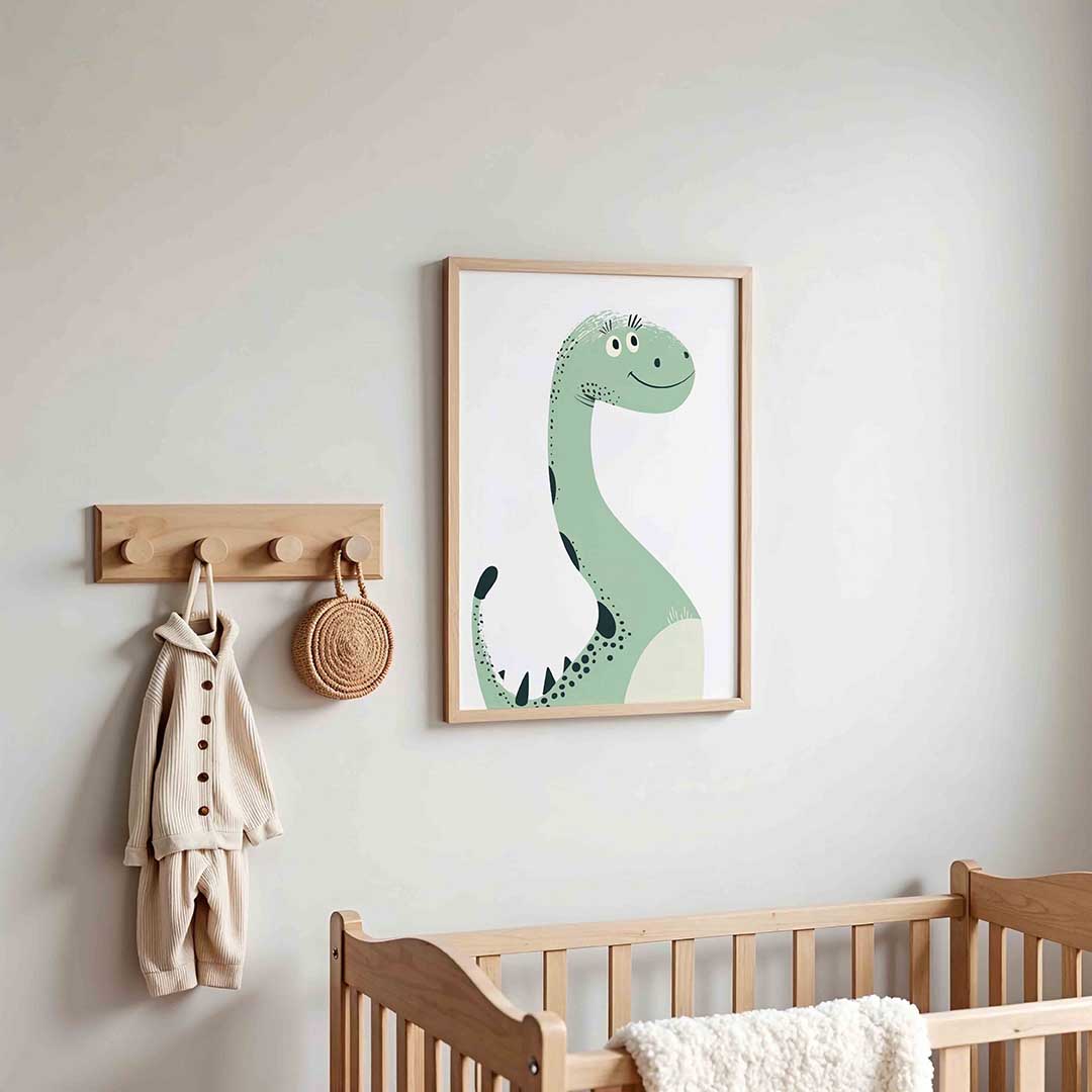 Lachende dinosaurus Poster