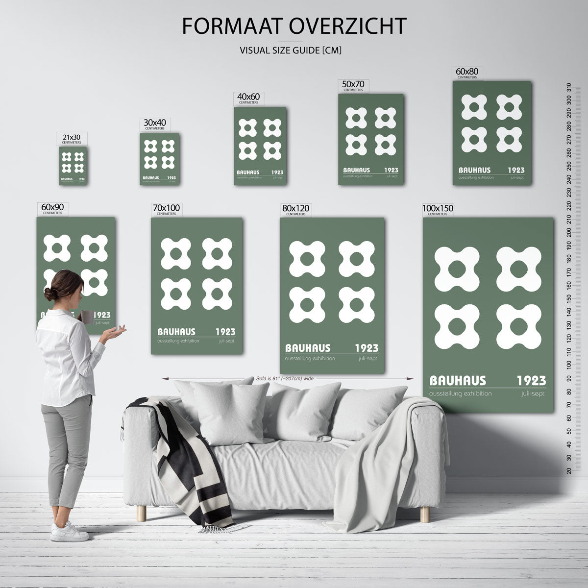 Vormen en vlakken Poster