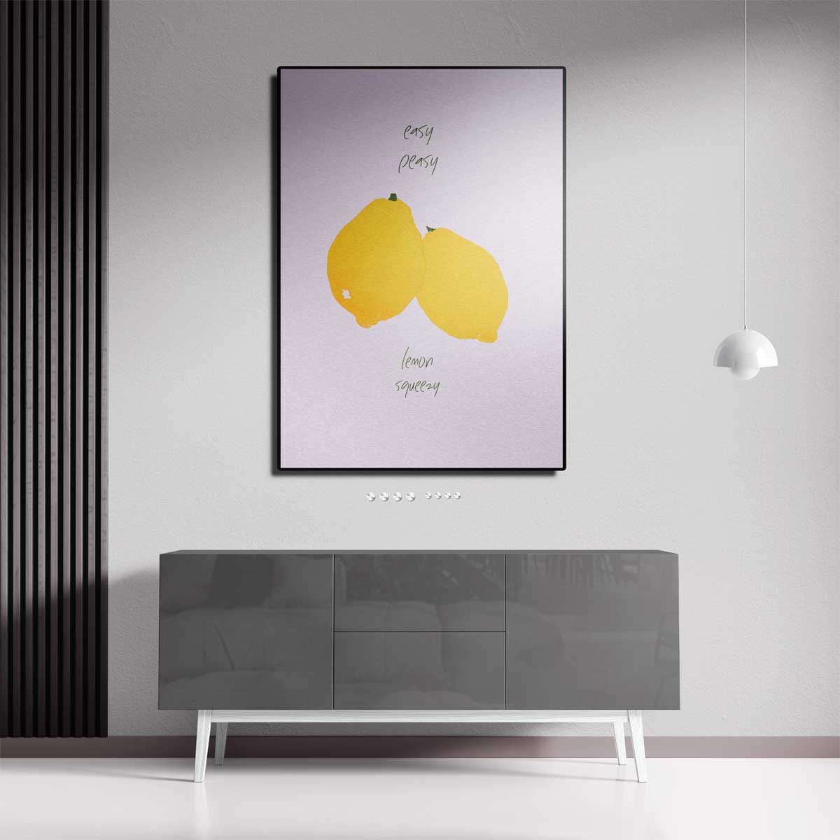 Easy Peasy Lemon Squeezy Kunstwerk-canvas-dibond-plexiglas-wanddecoratie-WallArtistic