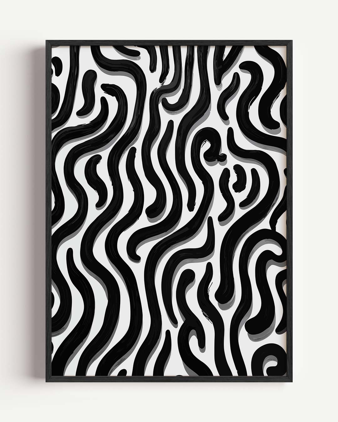 Stijlvolle Zebra Strepen Poster