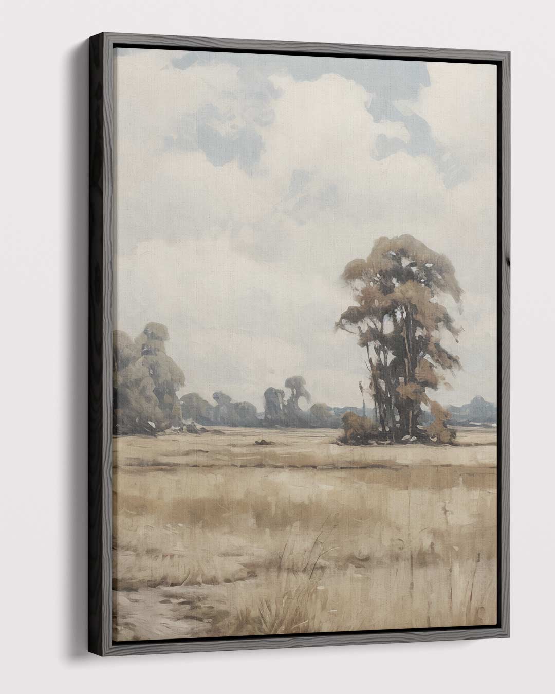 Zomerlandschap in Vervagende Tinten Kunstwerk-canvas-dibond-plexiglas-wanddecoratie-WallArtistic