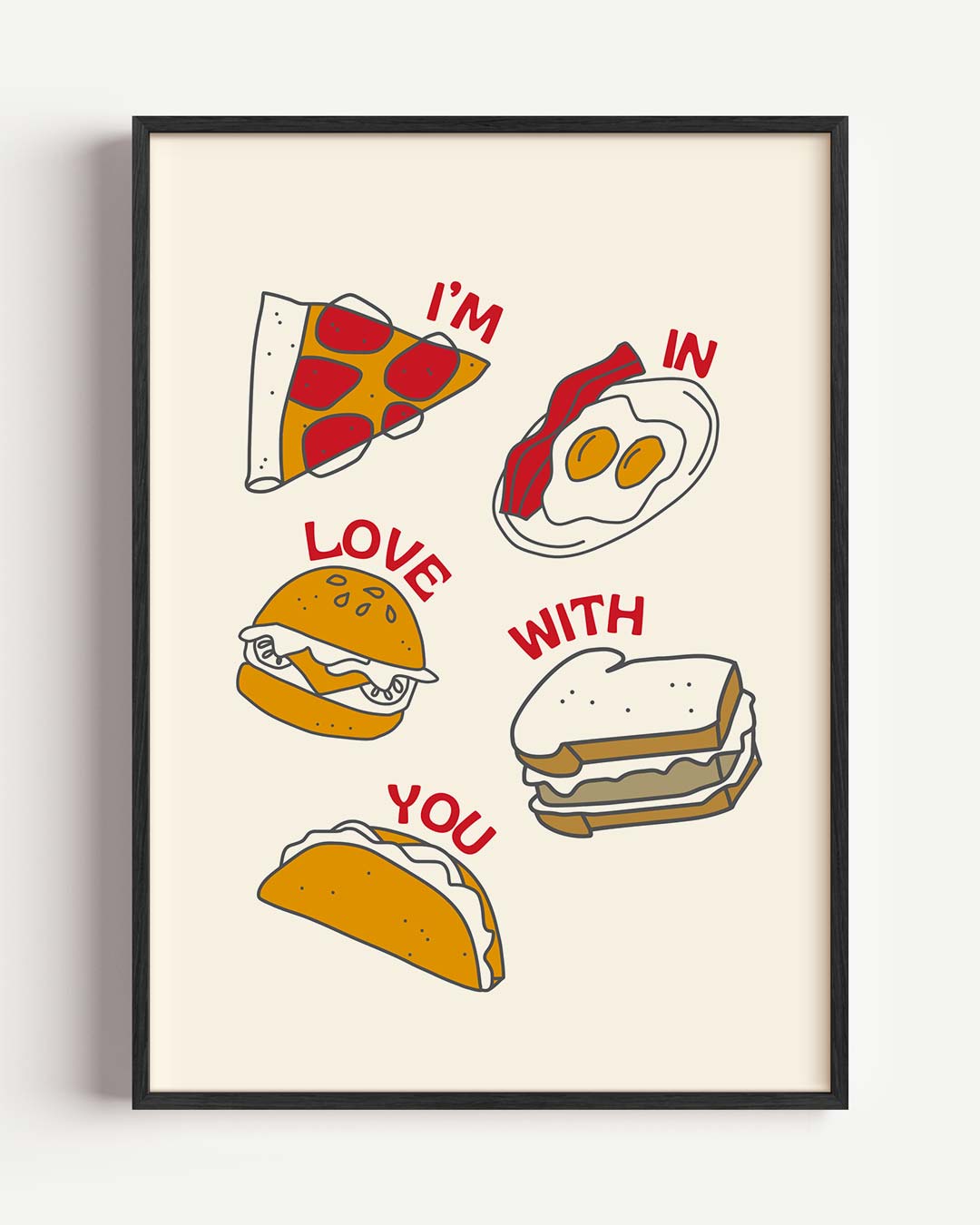 Liefde Voor Eten Poster