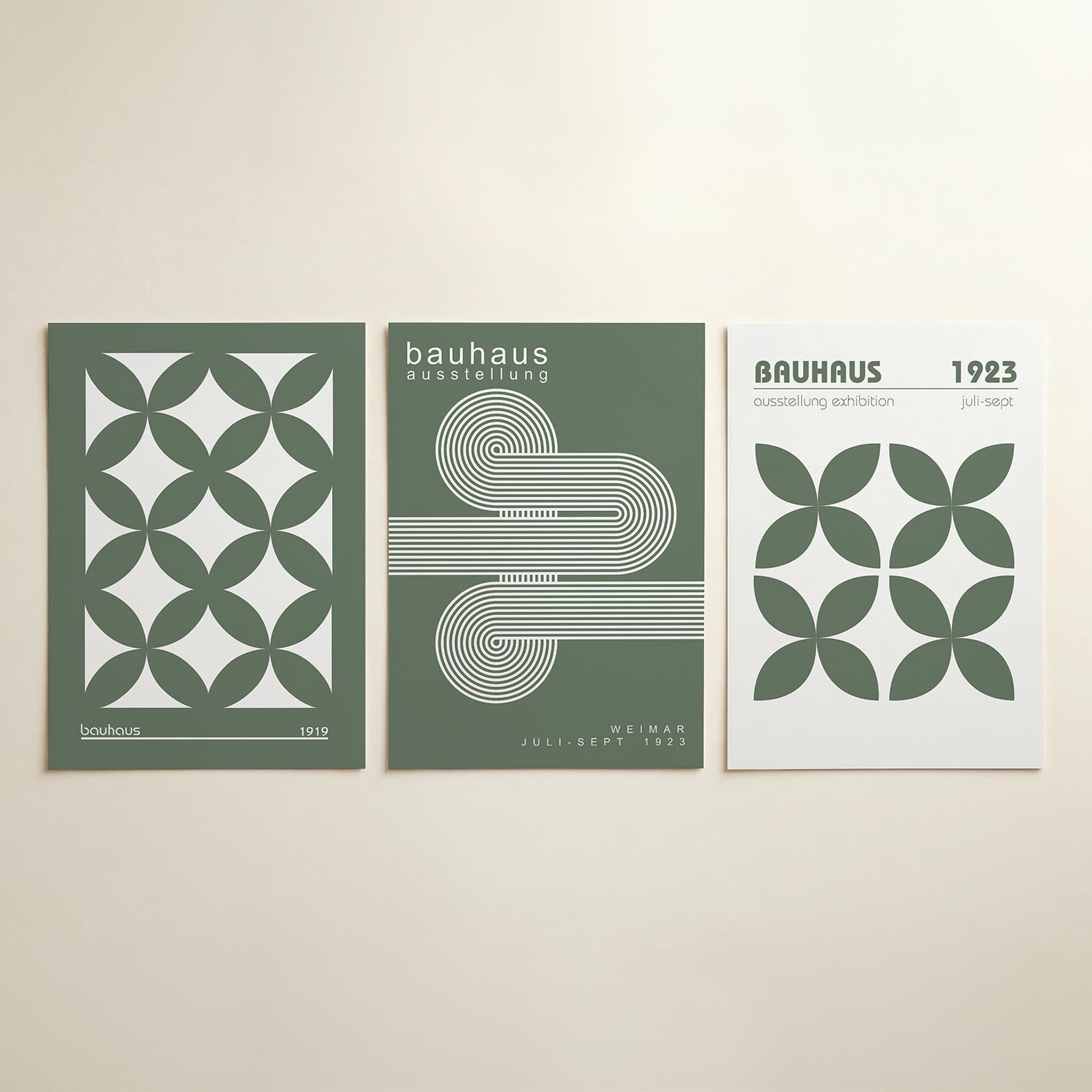 Vormritme en kleur Posterset