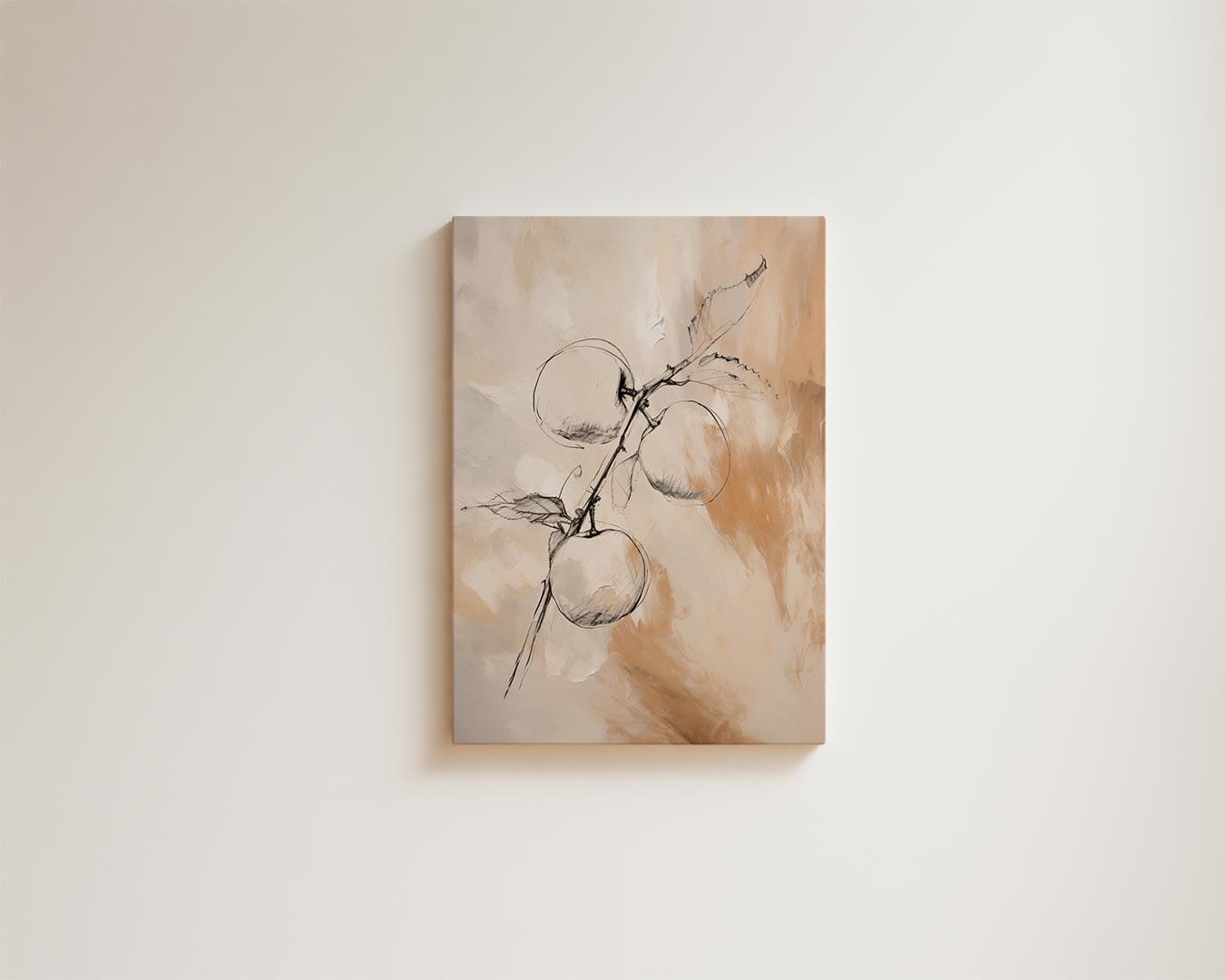 Elegante Appelstudie Kunstwerk-canvas-dibond-plexiglas-wanddecoratie-WallArtistic
