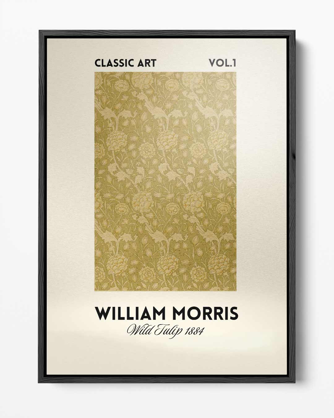 William Morris Wilde Tulp Behang Kunstwerk-canvas-dibond-plexiglas-wanddecoratie-WallArtistic