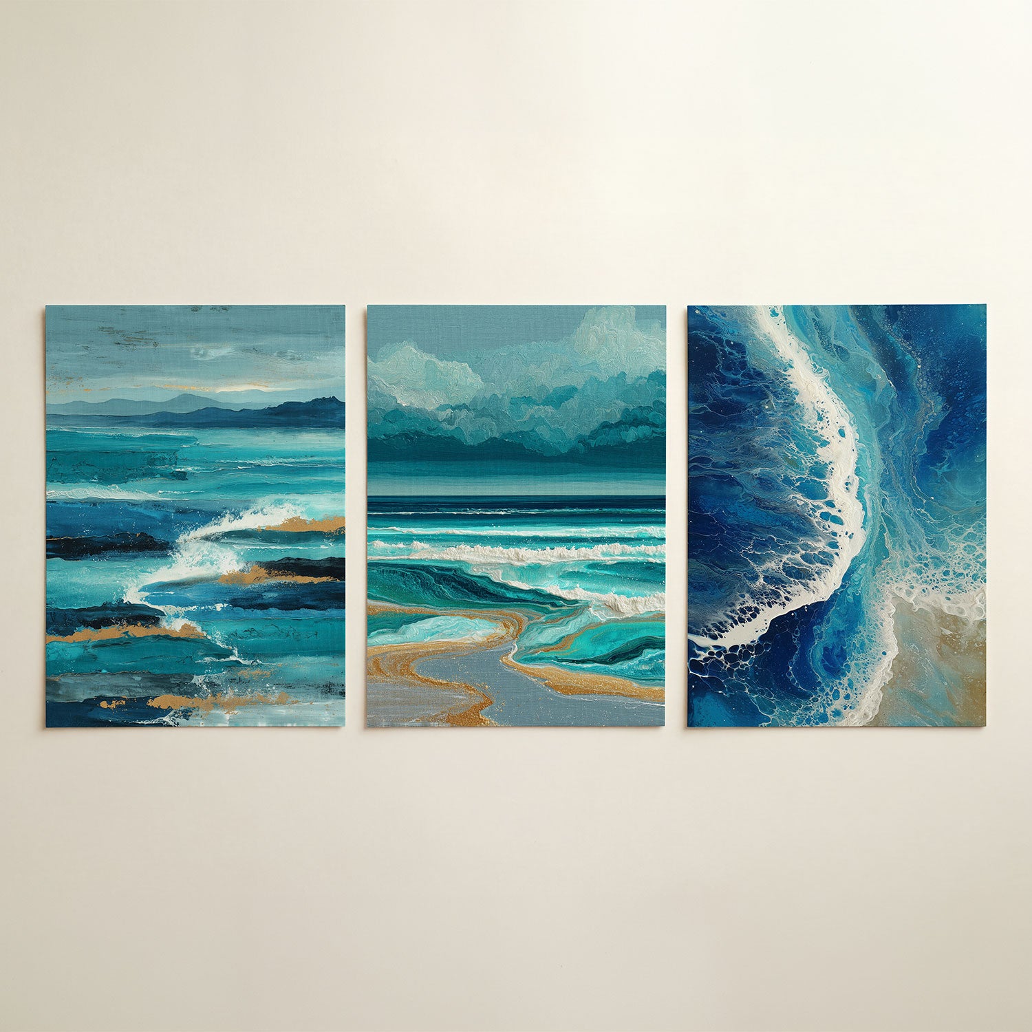 Zee en lucht Posterset