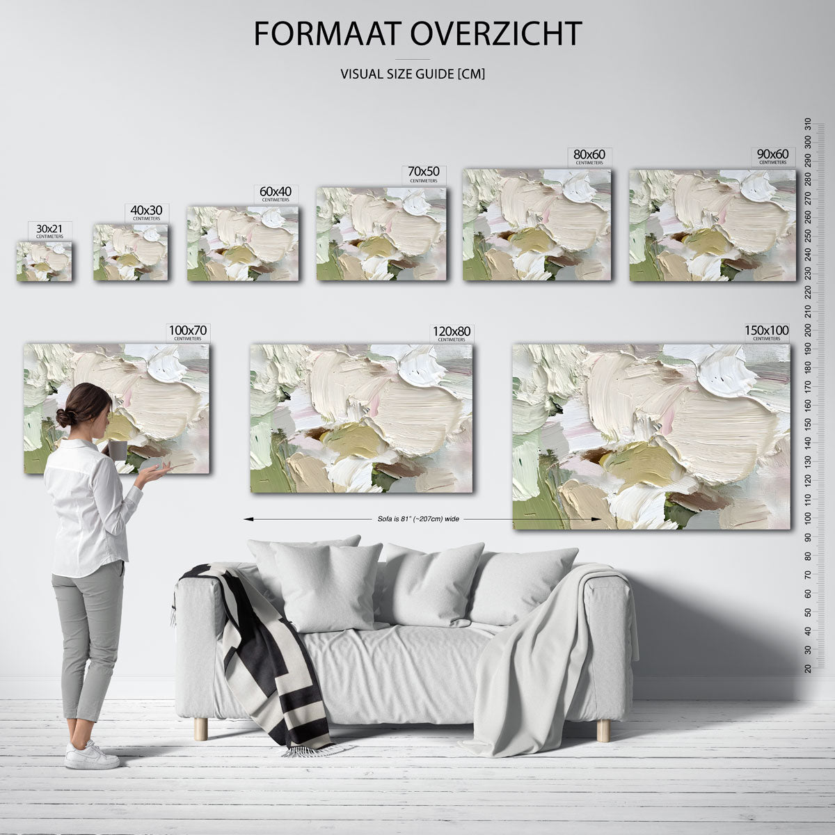 Abstracte textuur Poster