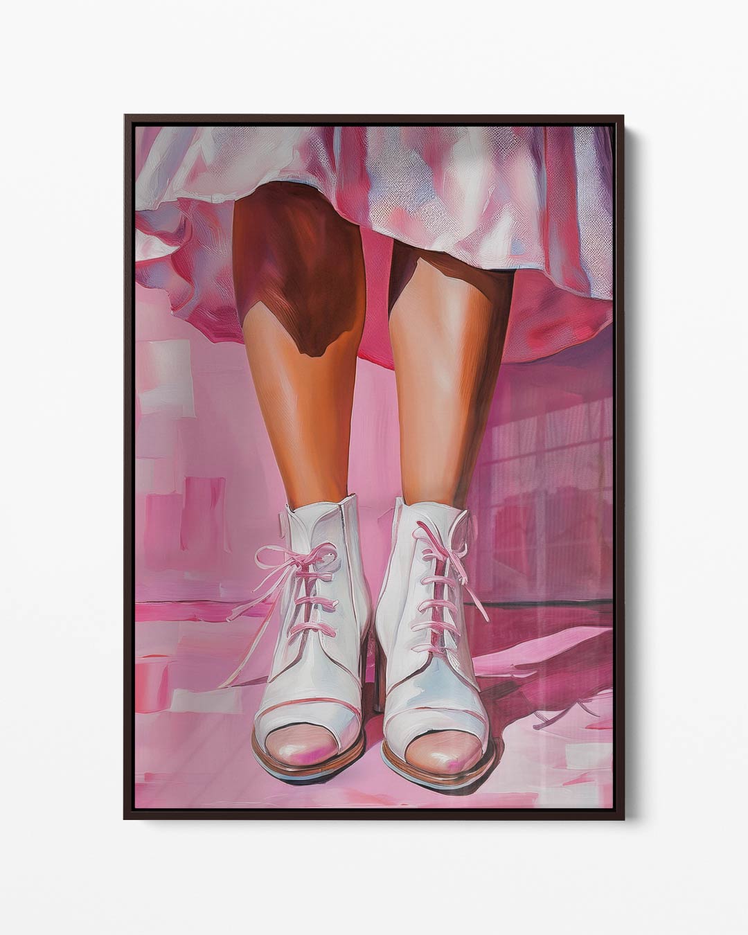 Vrolijke Stappen Kunstwerk-canvas-dibond-plexiglas-wanddecoratie-WallArtistic