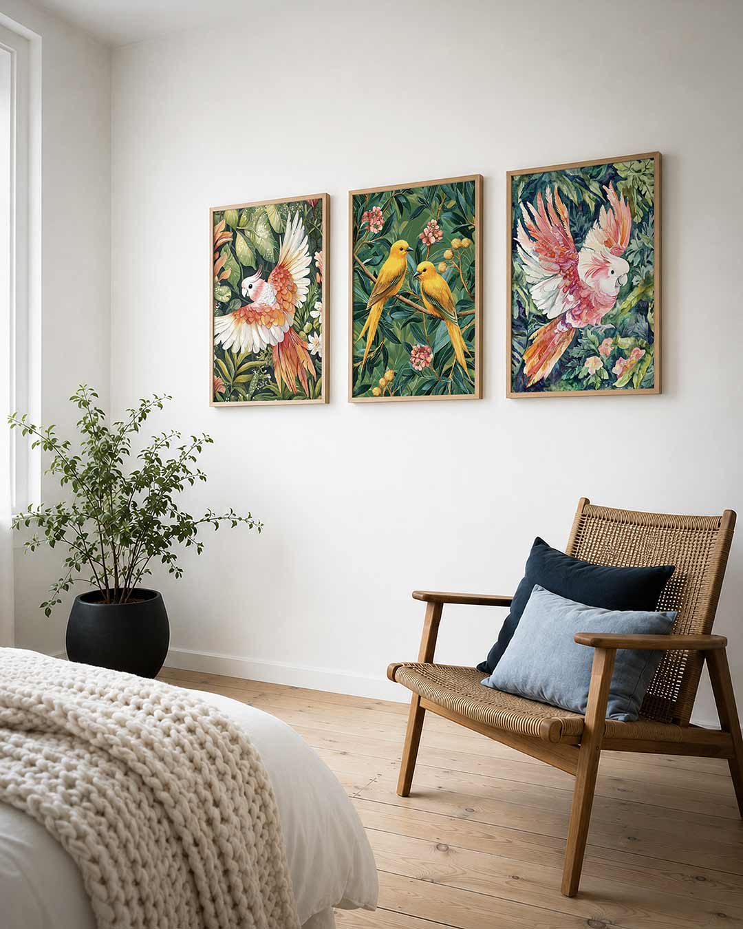 Vleugels en bladeren Posterset
