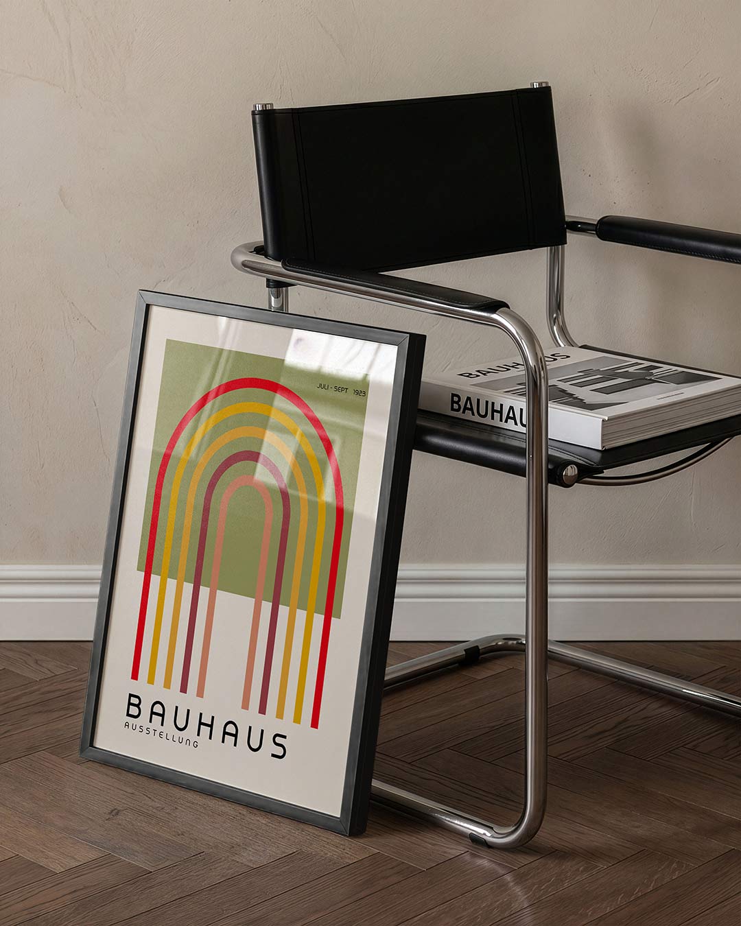 Kleurrijke booglijnen Poster