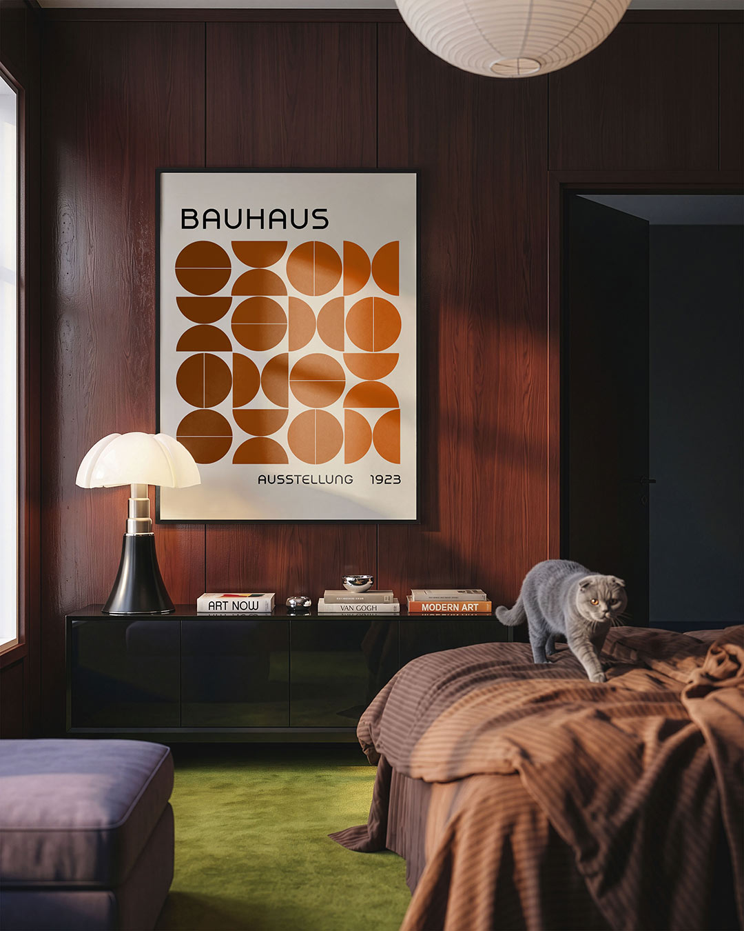 Vormritme en kleur Poster