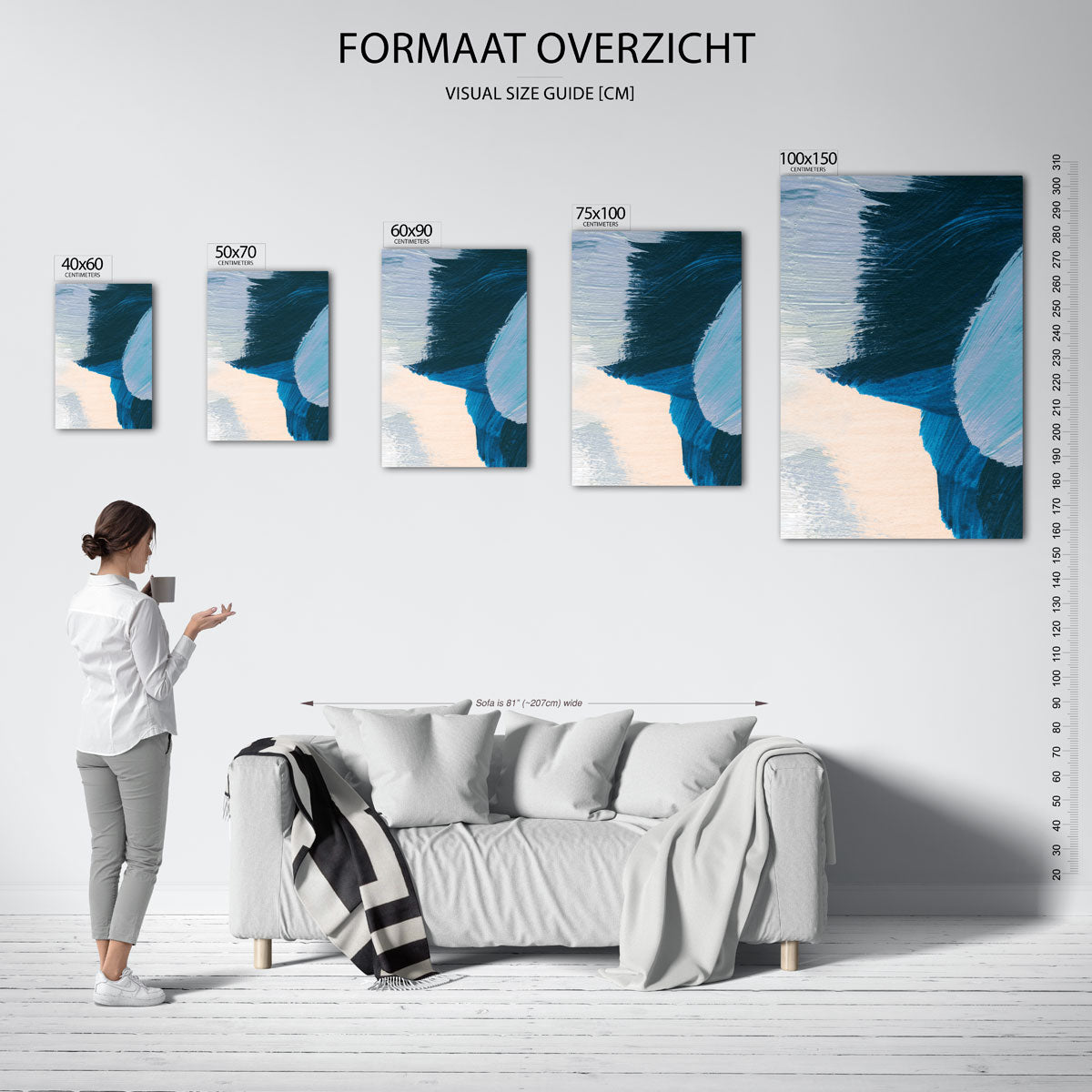 Kleurencompositie Kunstwerk