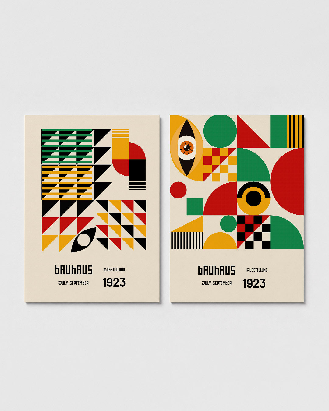 Vorm en kleurenspel Posterset