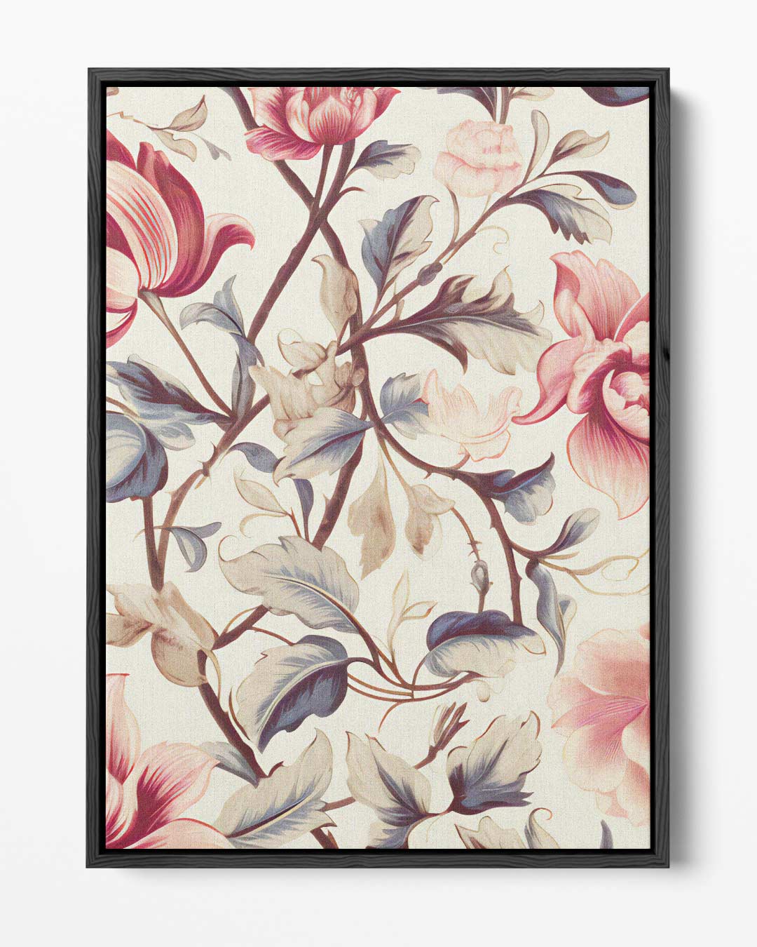 Tijdloze Bloemenpracht Kunstwerk-canvas-dibond-plexiglas-wanddecoratie-WallArtistic