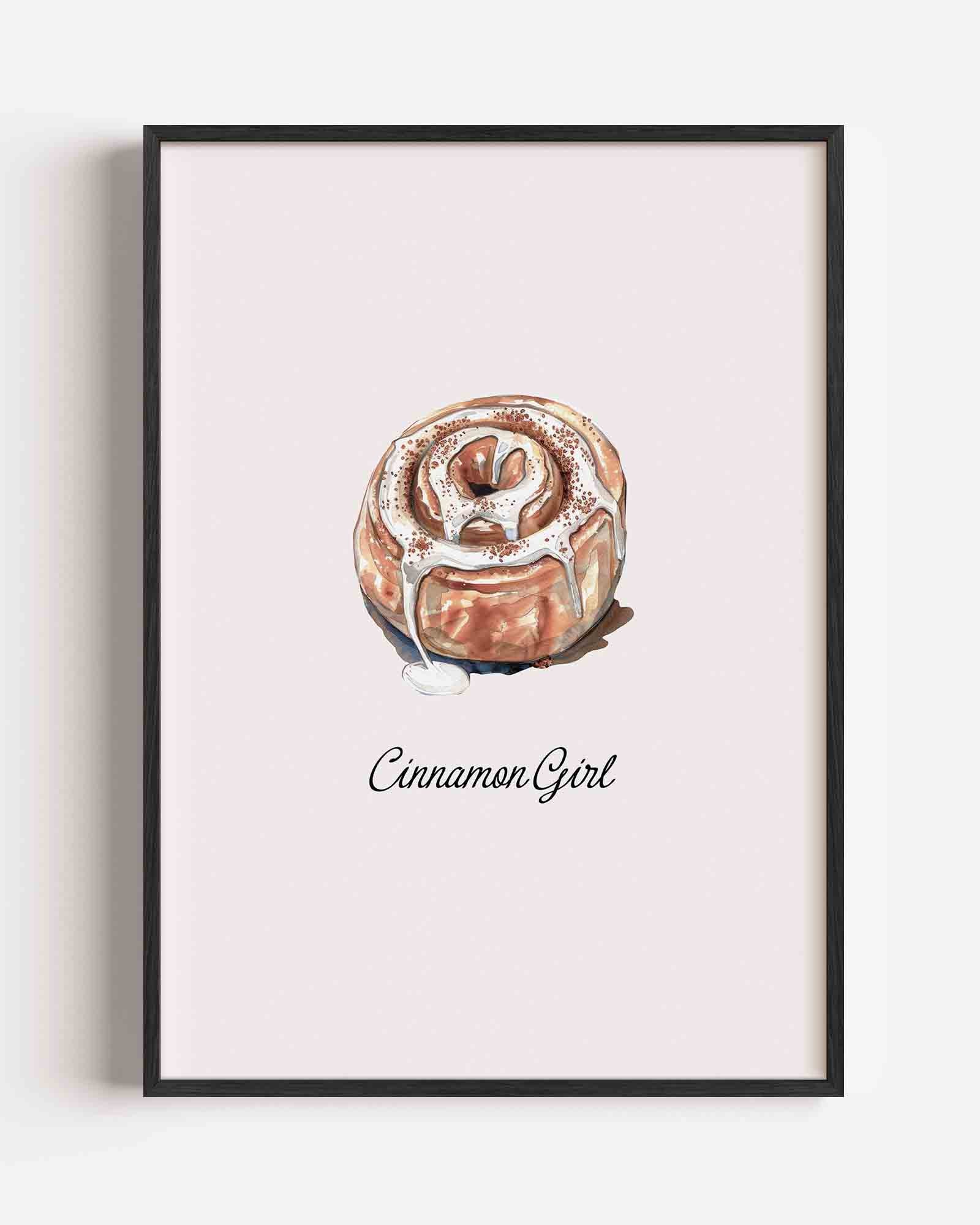 Kaneelbroodje Poster