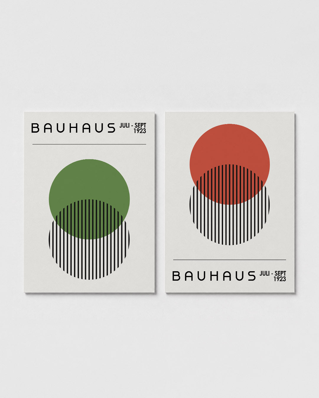 Cirkel en lijnen Posterset