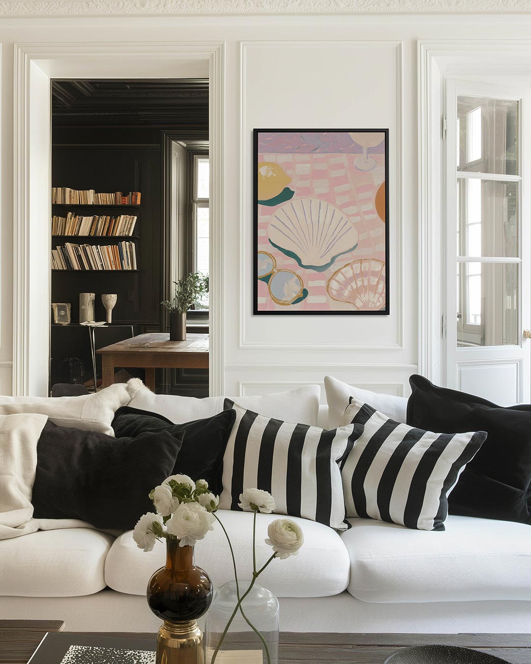 Zomers tafereel Kunstwerk