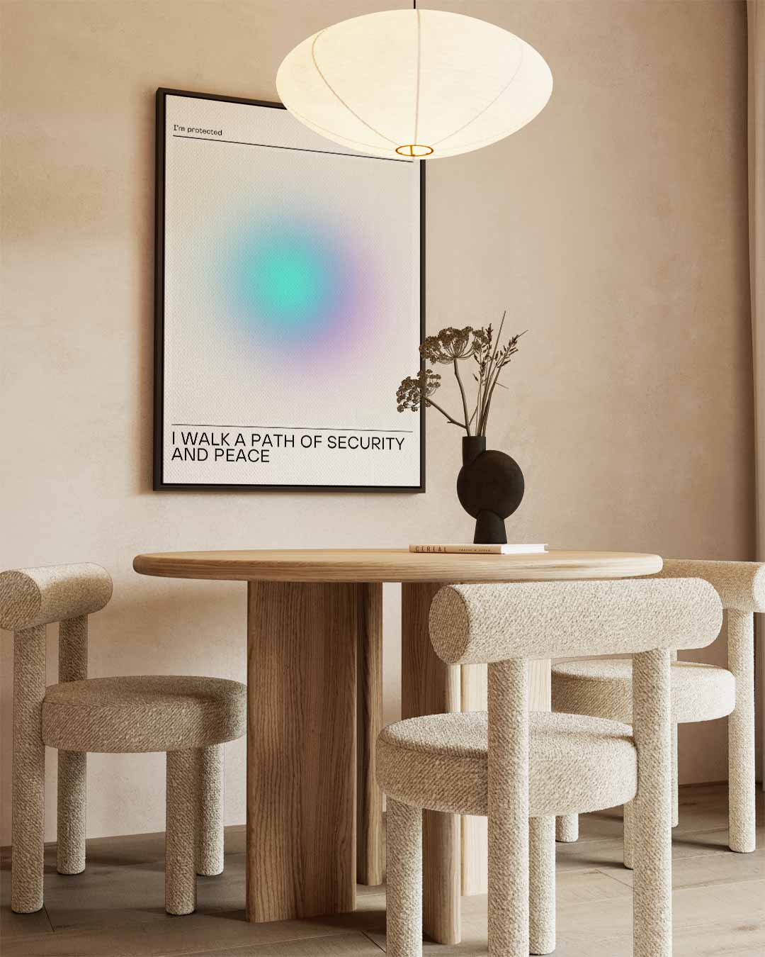 Spiritueel Pad naar Vrede Kunstwerk-canvas-dibond-plexiglas-wanddecoratie-WallArtistic