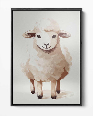 Schattig Sprookjesachtig Schaap Kunstwerk-canvas-dibond-plexiglas-wanddecoratie-WallArtistic