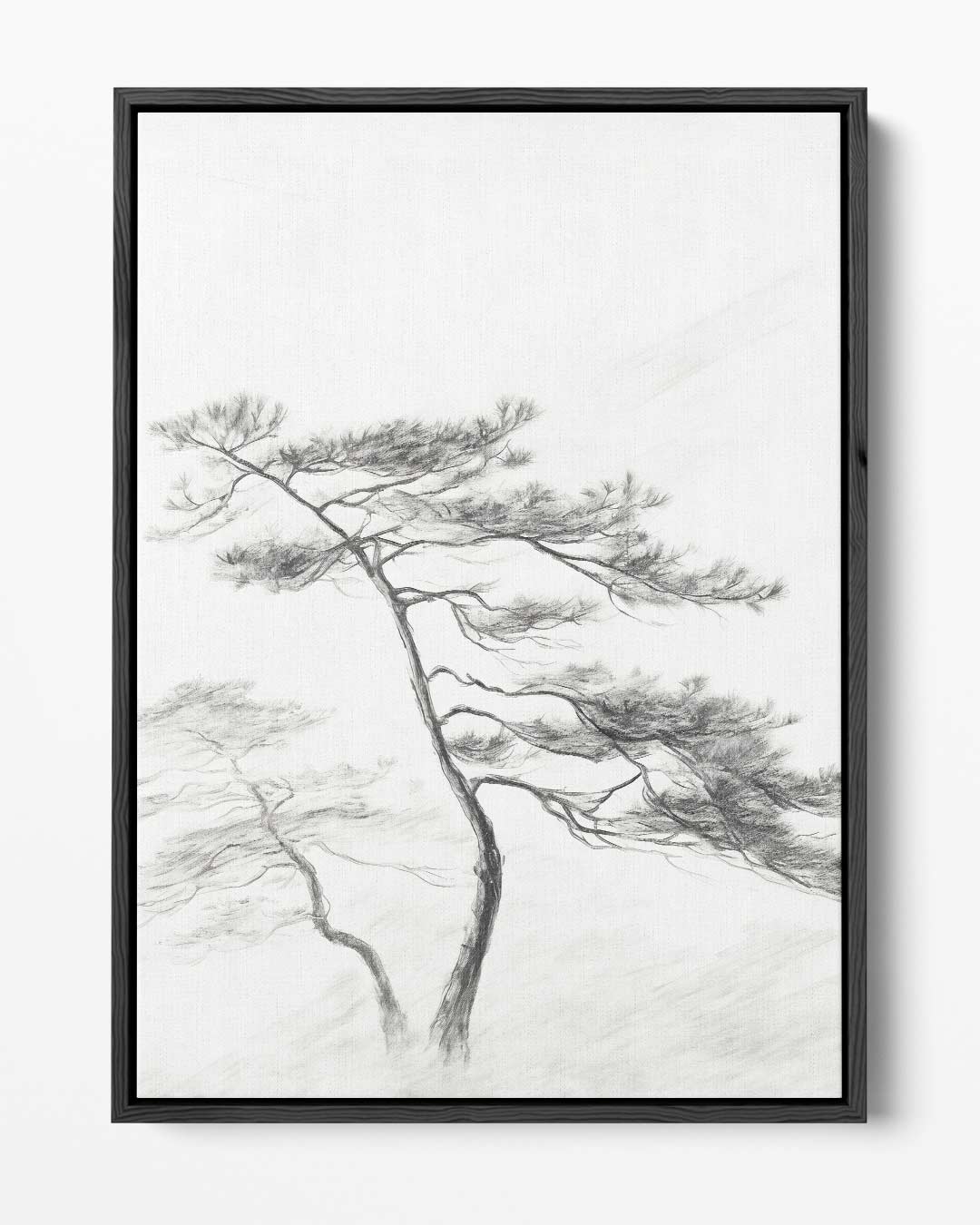 Mistige Bosverstilling Kunstwerk-canvas-dibond-plexiglas-wanddecoratie-WallArtistic