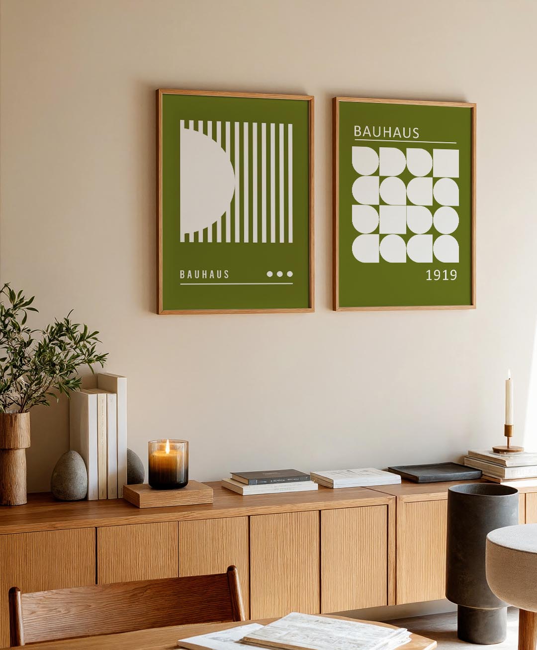 Lijnen en vlakken Posterset