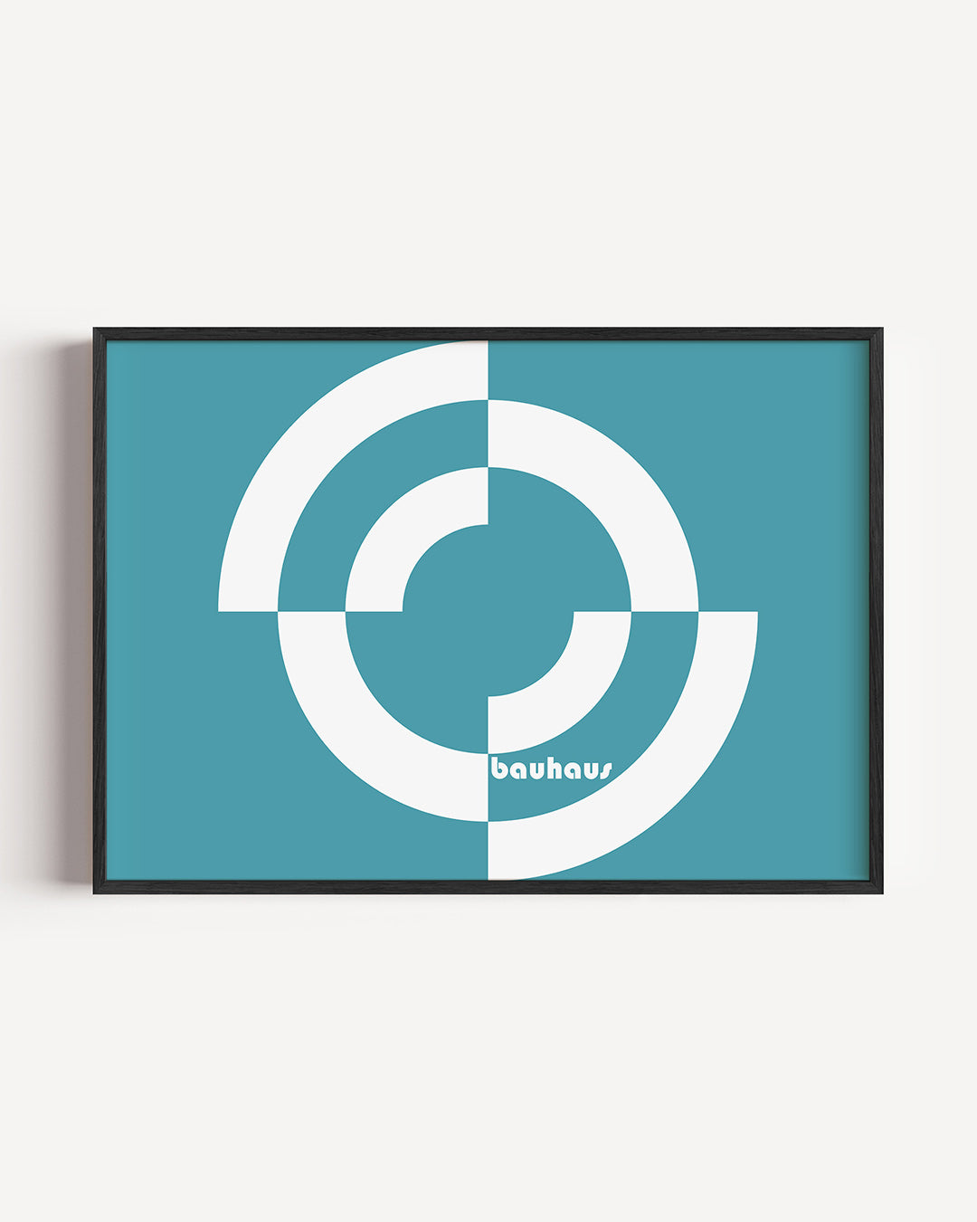 Cirkelvormen en lijnen Poster
