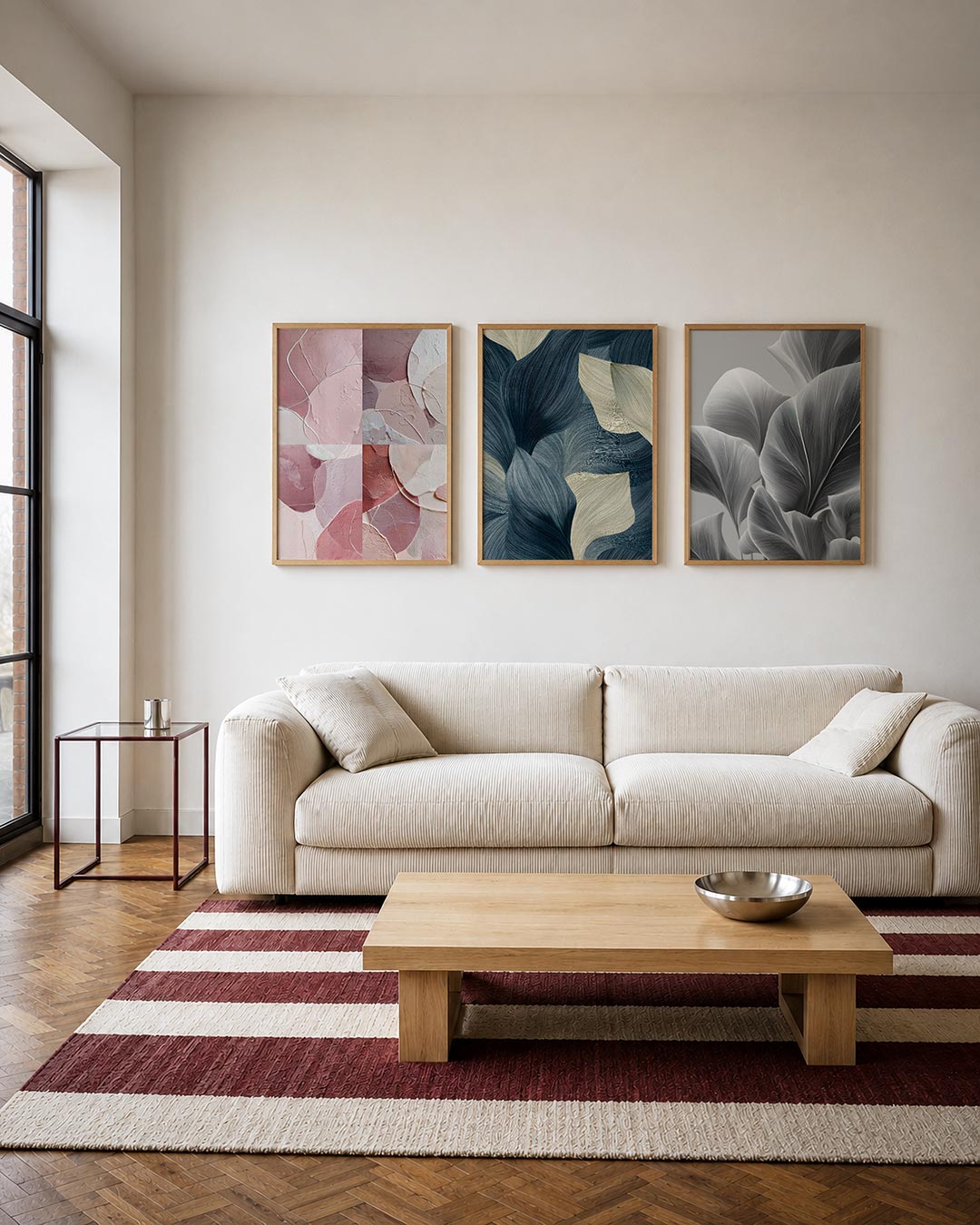 Zachte kleurvlakken Posterset