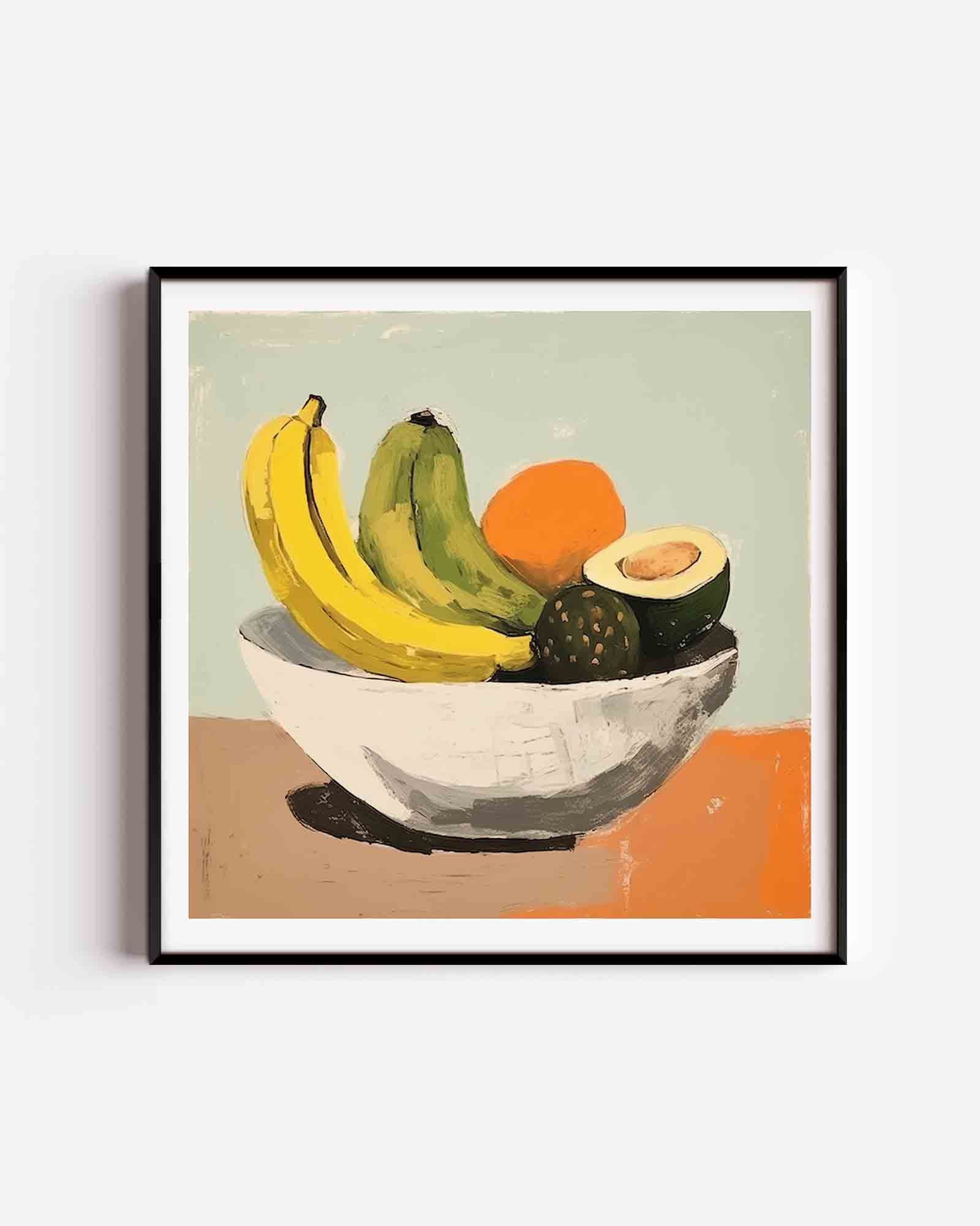 Fruit in schaal Poster