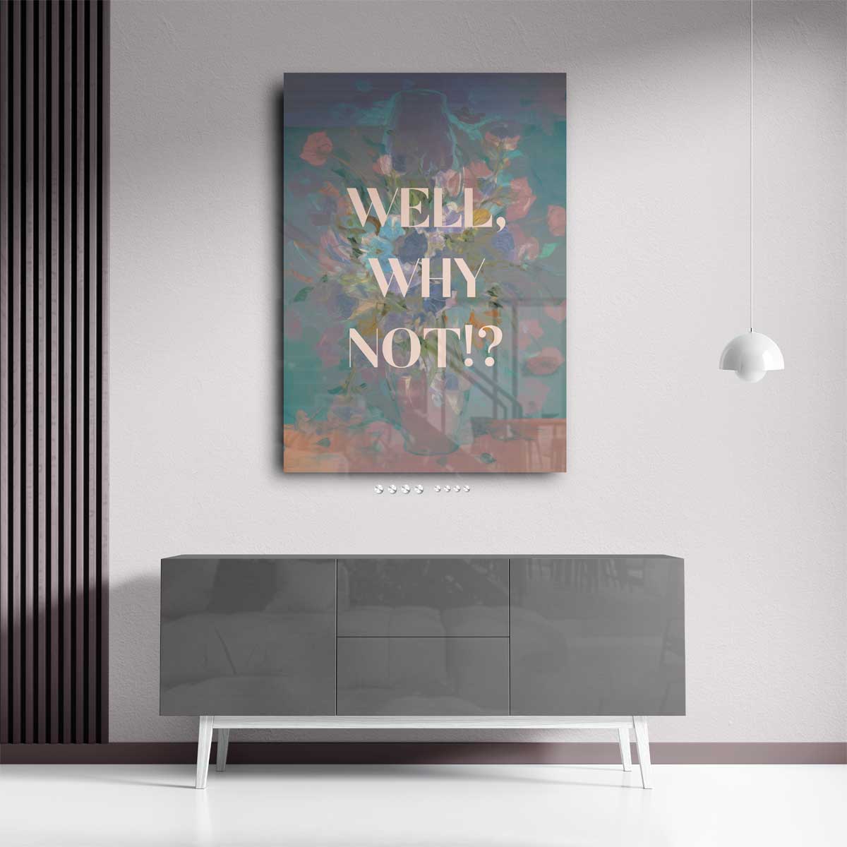 Kleurrijke Droom Bloemen Kunstwerk-canvas-dibond-plexiglas-wanddecoratie-WallArtistic