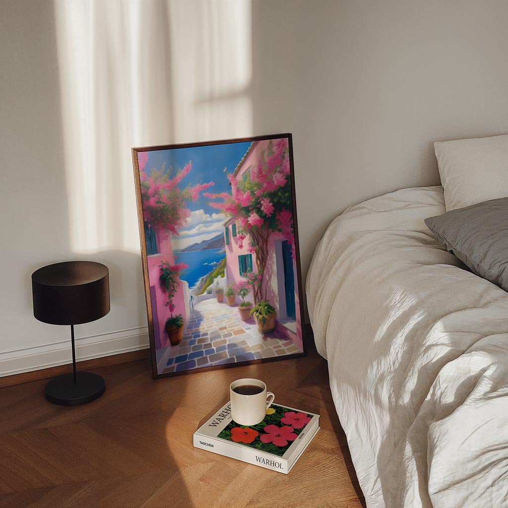 Droomachtige Mediterraanse Haven Poster