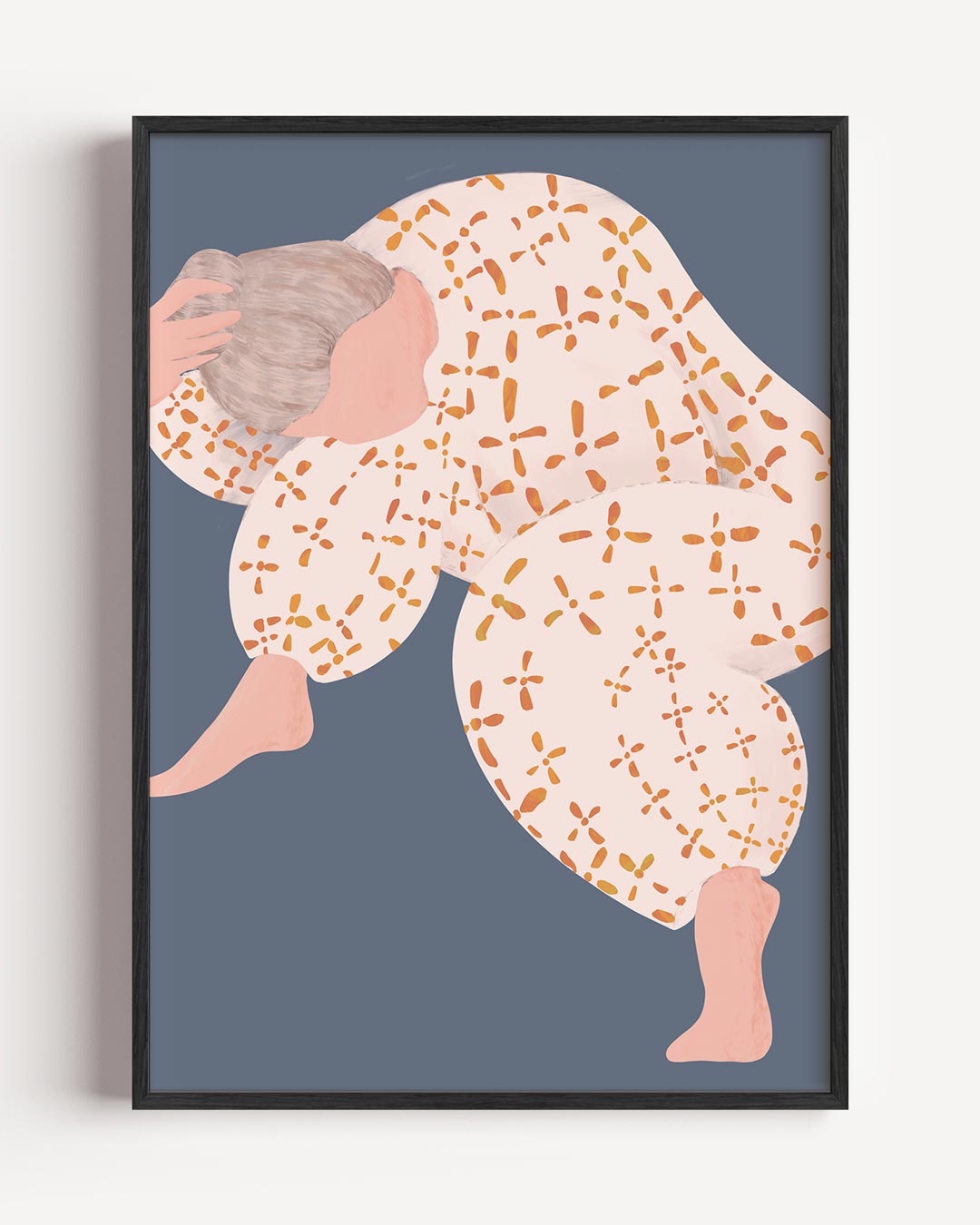 Vrolijke Abstracte Dans Poster-WallArtistic