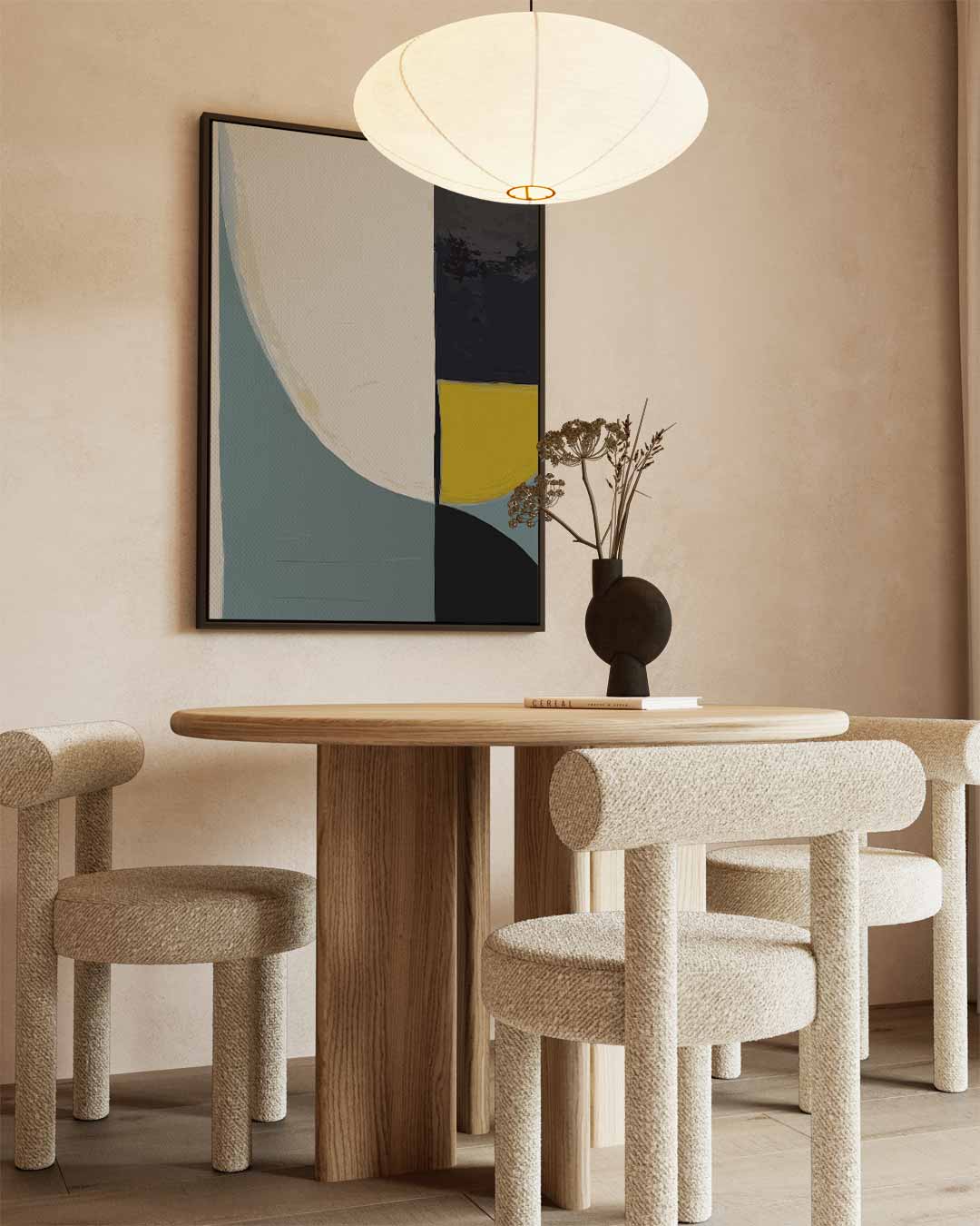 Moderne Geometrische Compositie Kunstwerk-canvas-dibond-plexiglas-wanddecoratie-WallArtistic