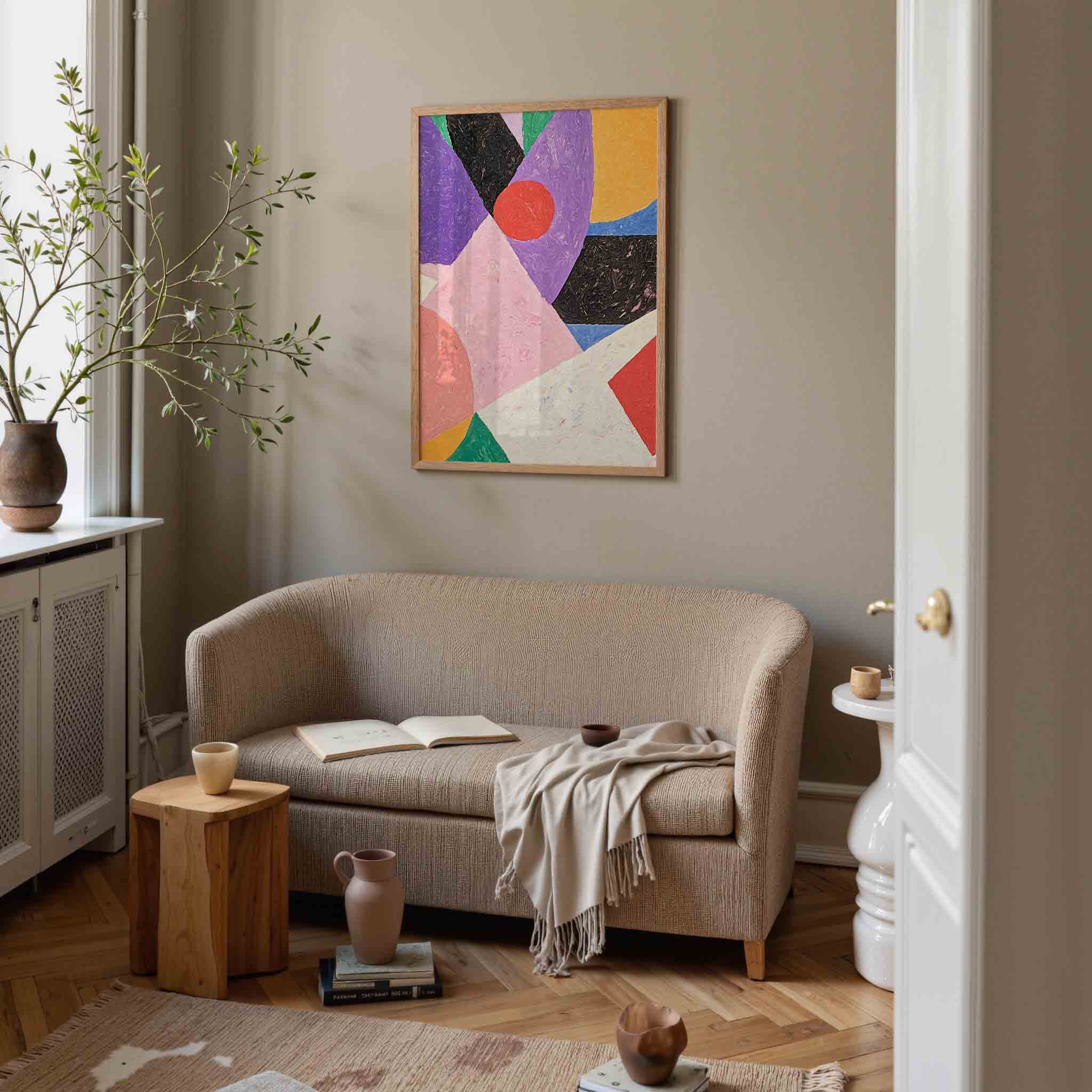 Abstracte vormen Poster
