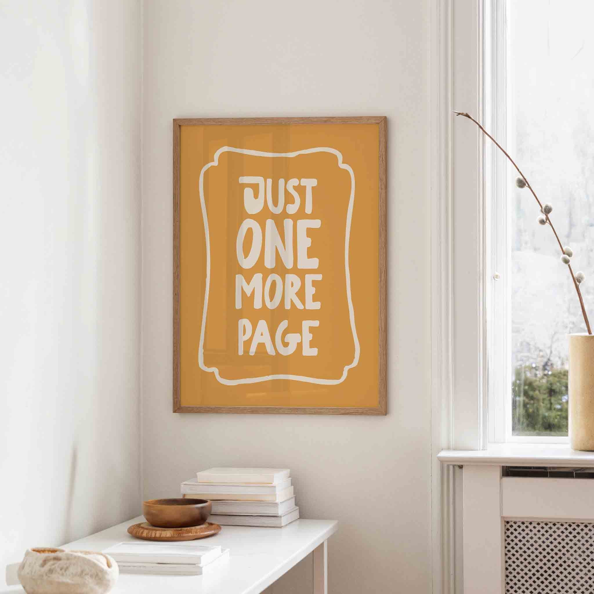 Just one more page Poster