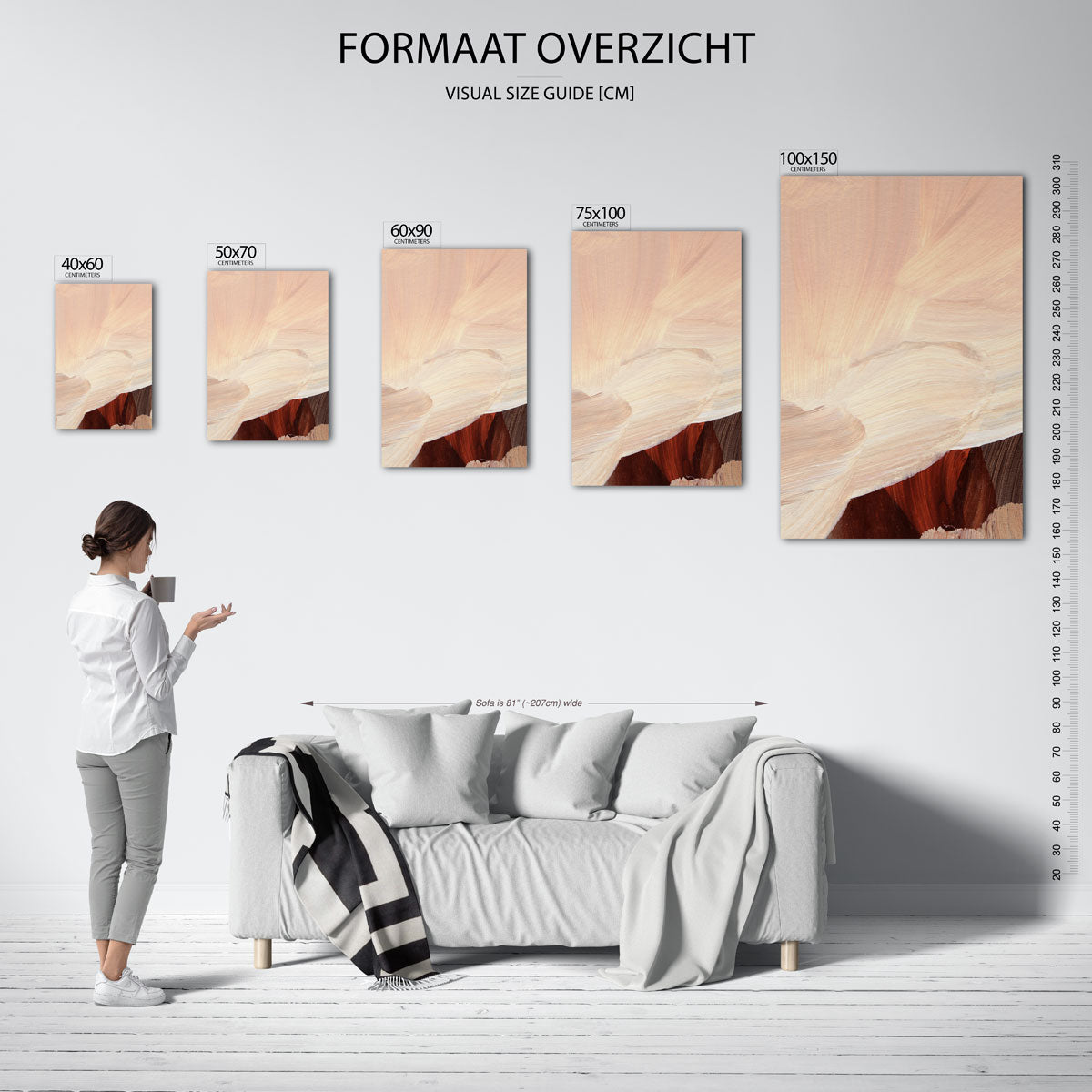 Kleurencompositie Kunstwerk
