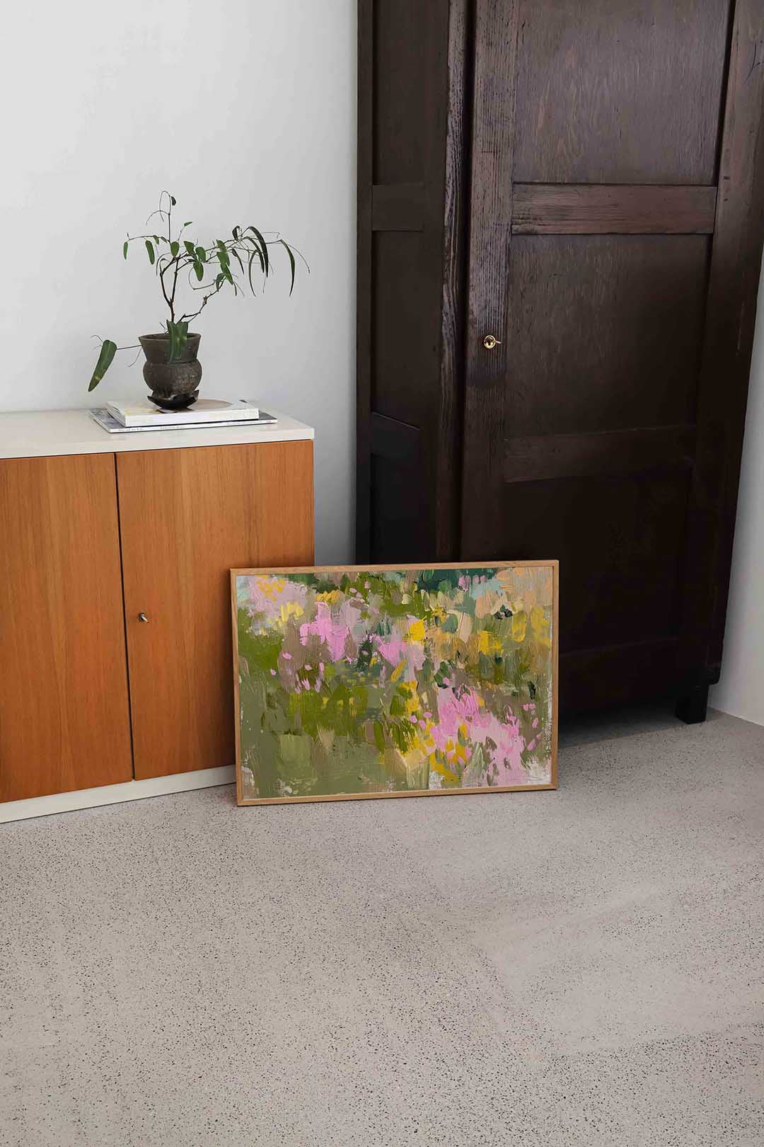 Abstracte bloemen Poster