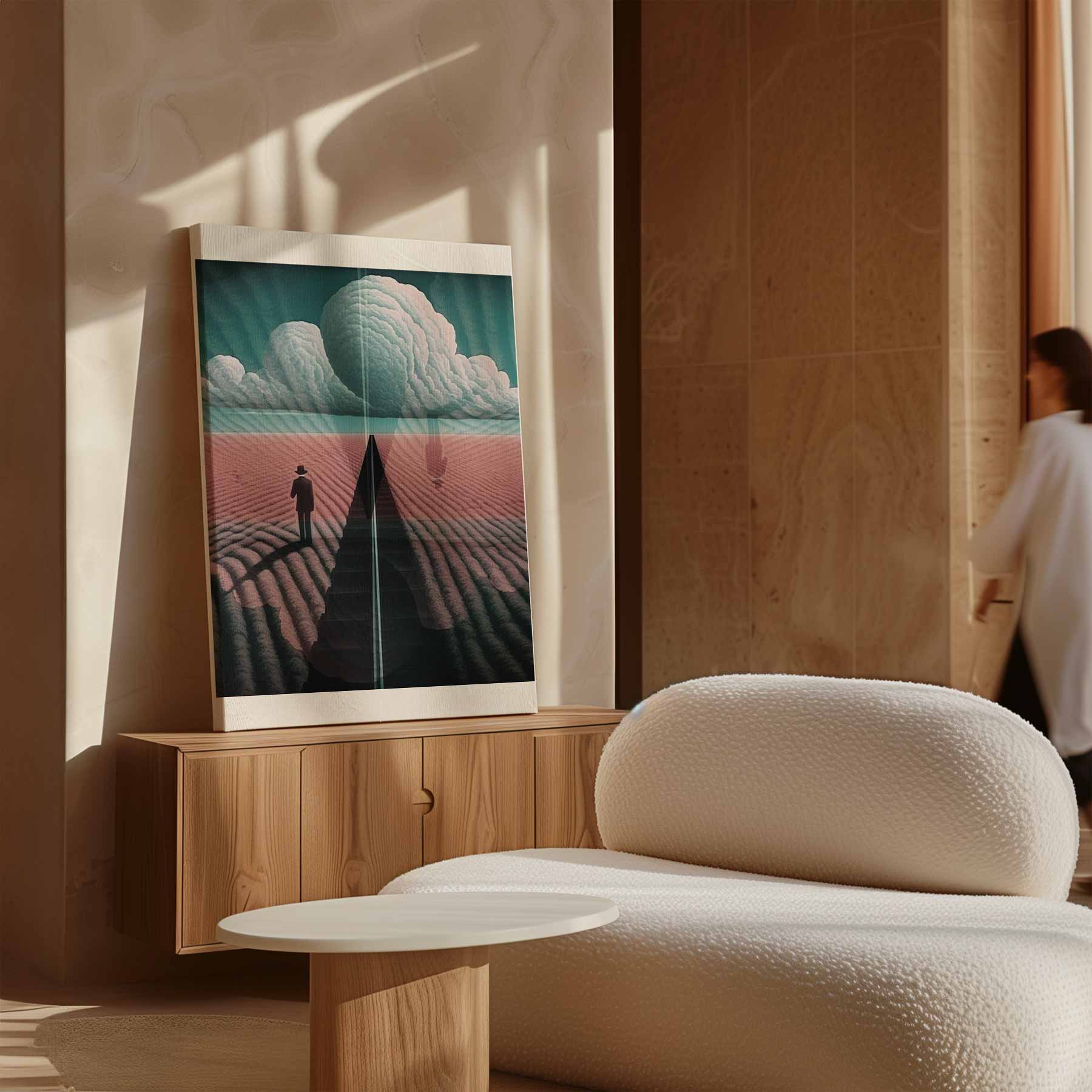 Dromerige Horizon Kunstwerk-canvas-dibond-plexiglas-wanddecoratie-WallArtistic
